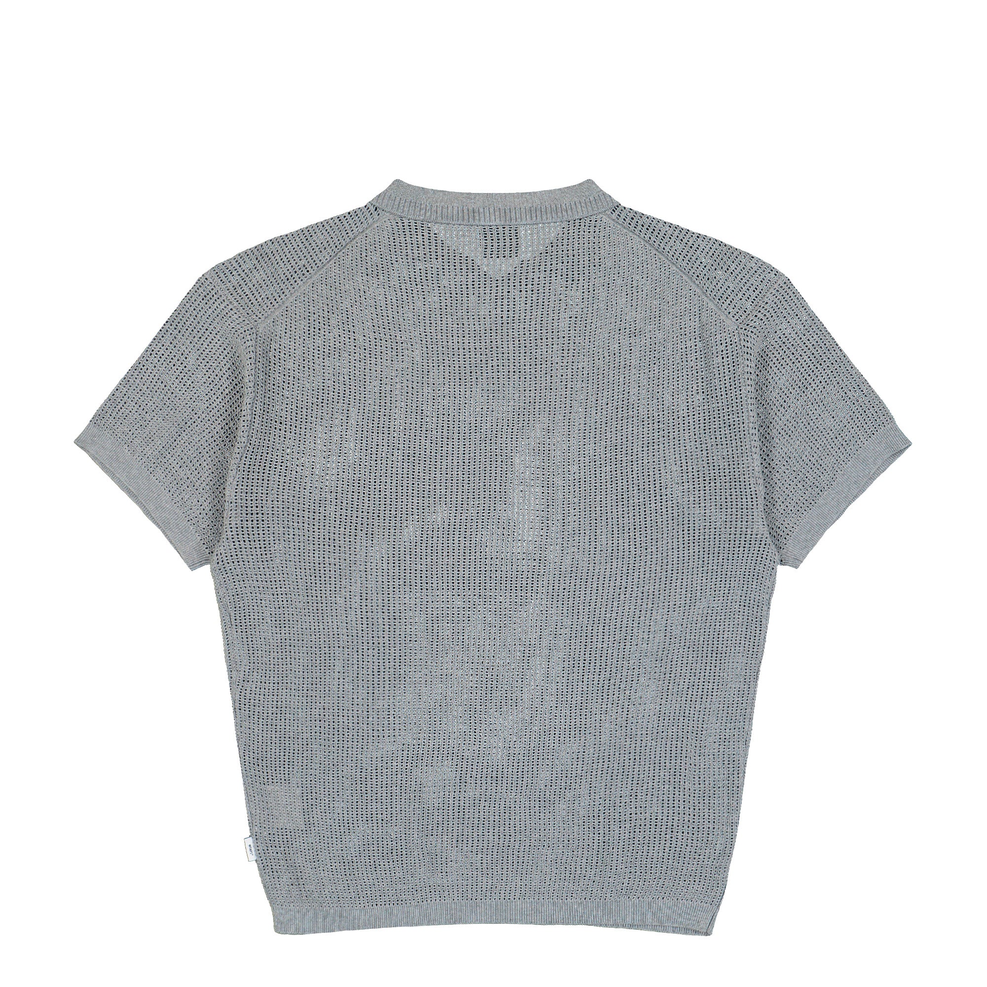 WTAPS DUP / Sweater / Cotton Ash Gray Shirts 261FZDT-KNM01 Close-up | Overkill