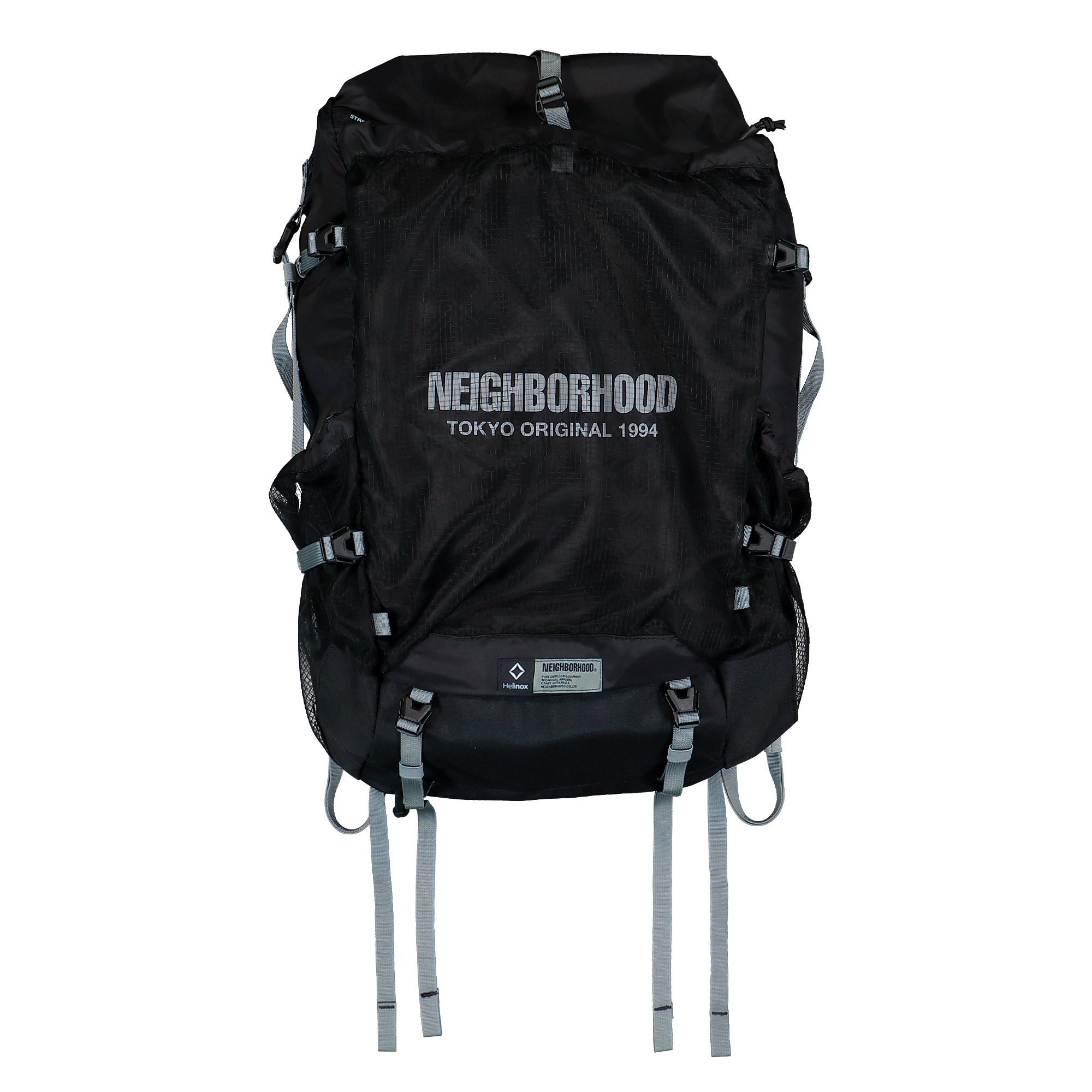 Helinox x Neighborhood Lite Roll Top Back Pack Black Backpacks 261HXHXN-CG01 | Overkill