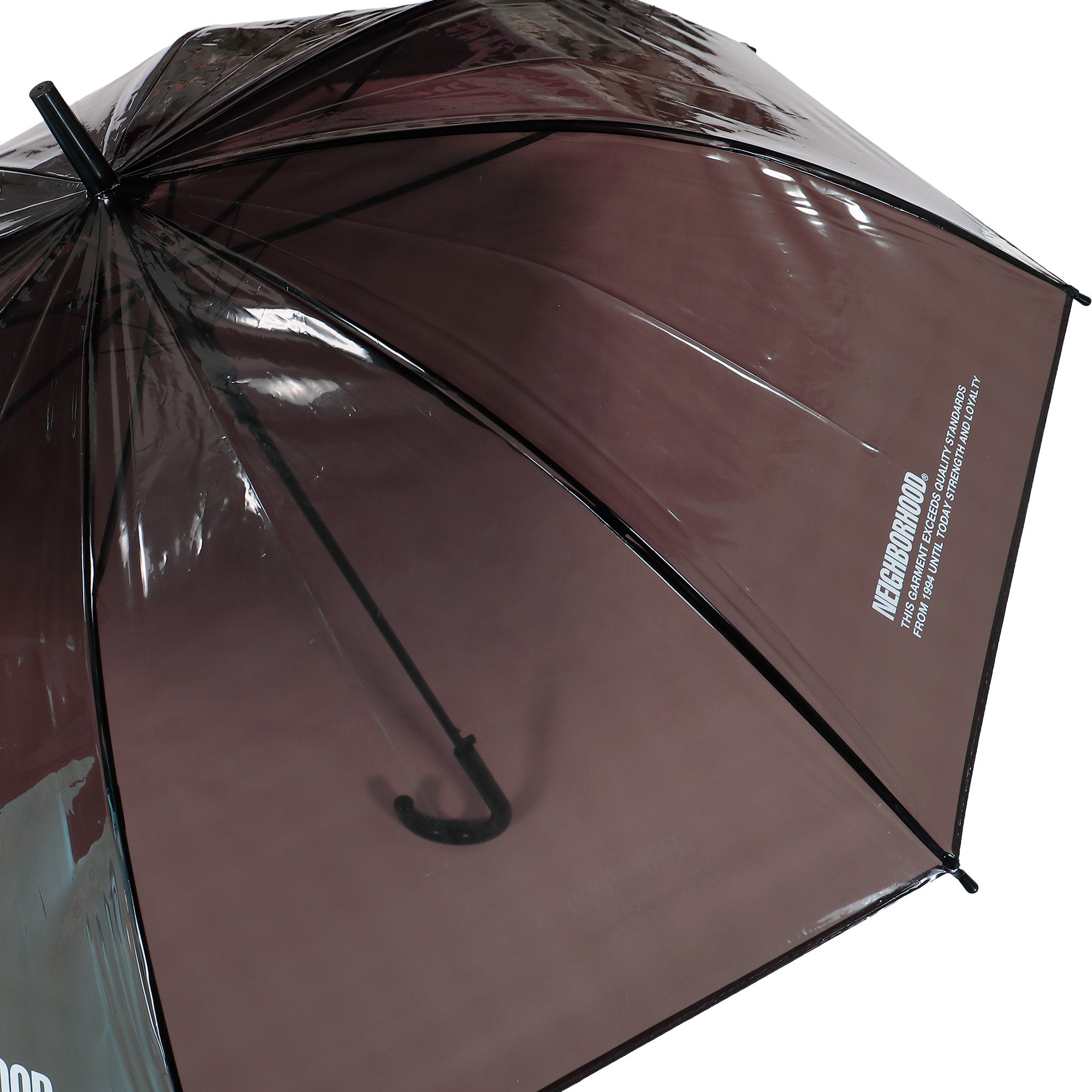 Neighborhood Logo Umbrella Black Outdoor Accessories 261MYNH-AC02 Close-up | Overkill