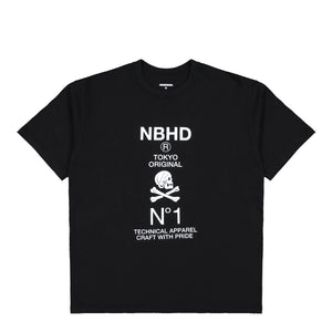Neighborhood NH . Tee SS-3 Black T-Shirt 261PCNH-ST03 | Overkill