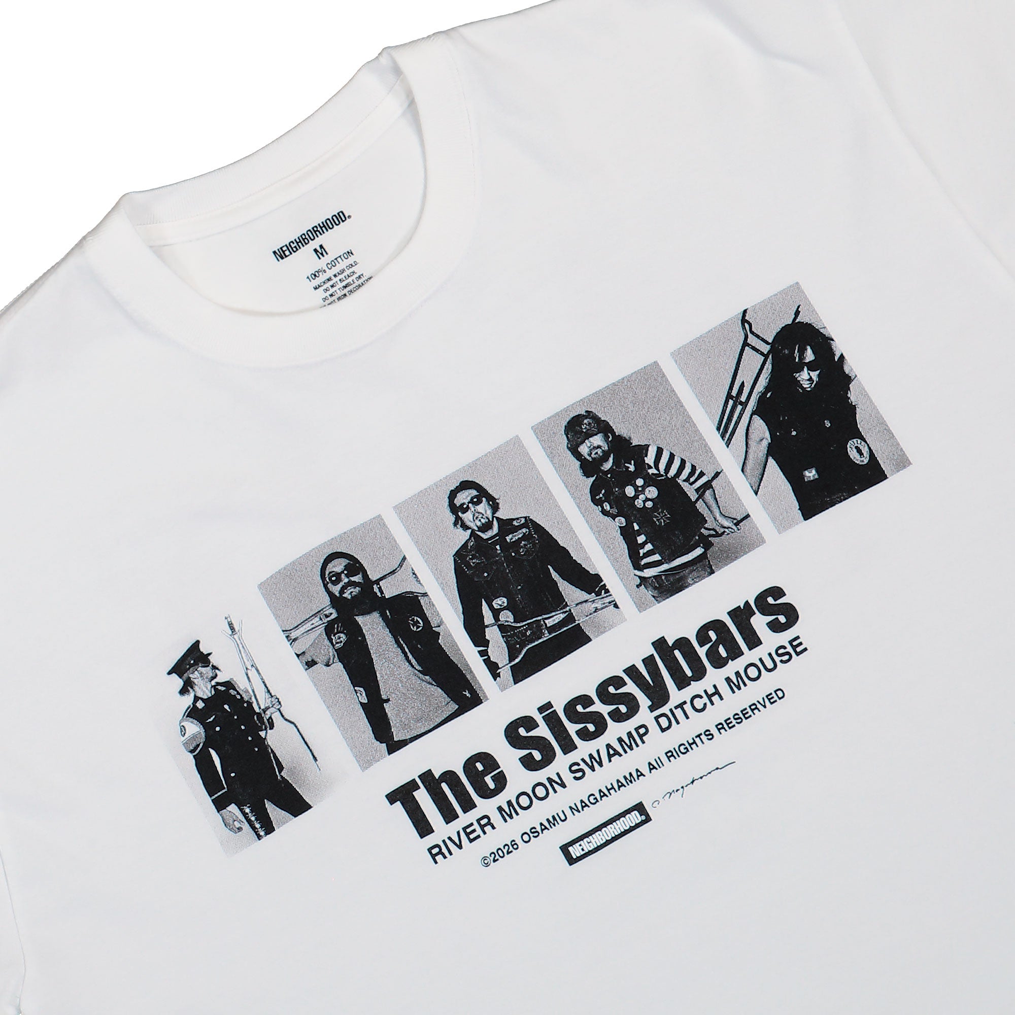 Osamu Nagahama x Neighborhood Tee SS-3 White T-Shirts 261PCNON-ST03 Detailfoto | Overkill