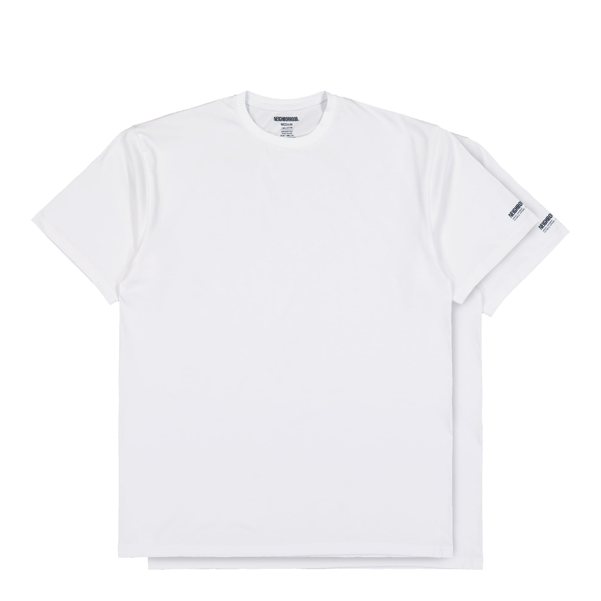 Neighborhood Classic 2Pack Tee SS White T-Shirts 261QTNH-UWM01 | Overkill