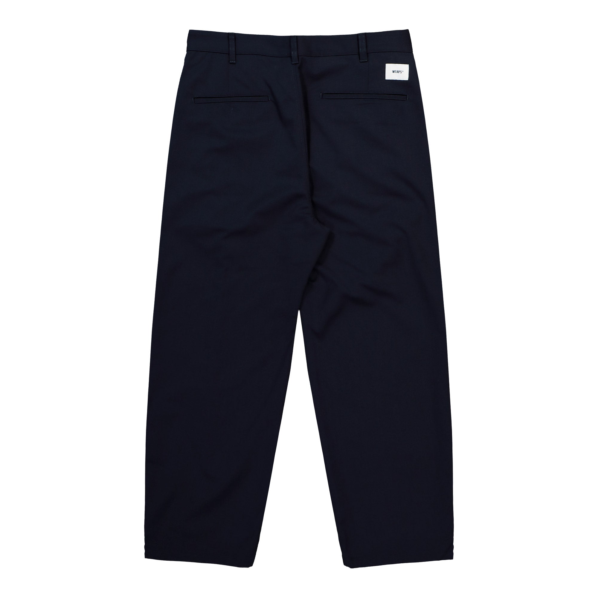 WTAPS TRDT2501 / Trousers / Wopl. Twill Navy Casual Pants 261TQDT-PTM05 Close-up | Overkill