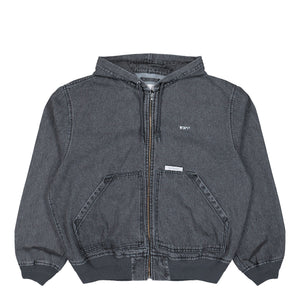 WTAPS D00M / Jacket / Cotton. Denim Black Bomber & Varsiy Jacket 261WVDT-JKM01 / Black | Overkill