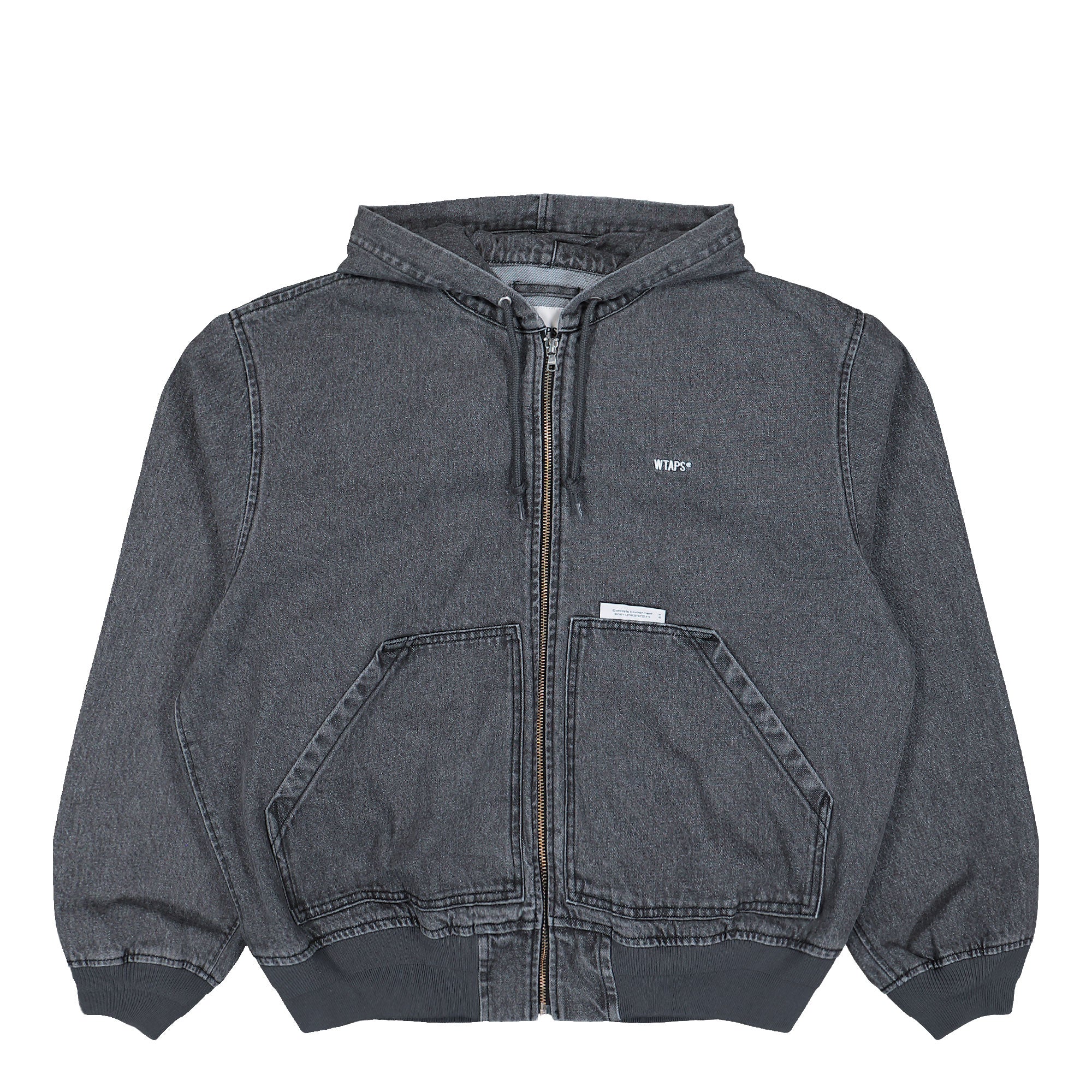 WTAPS D00M / Jacket / Cotton. Denim Black Bomber & Varsiy Jacket 261WVDT-JKM01 / Black | Overkill
