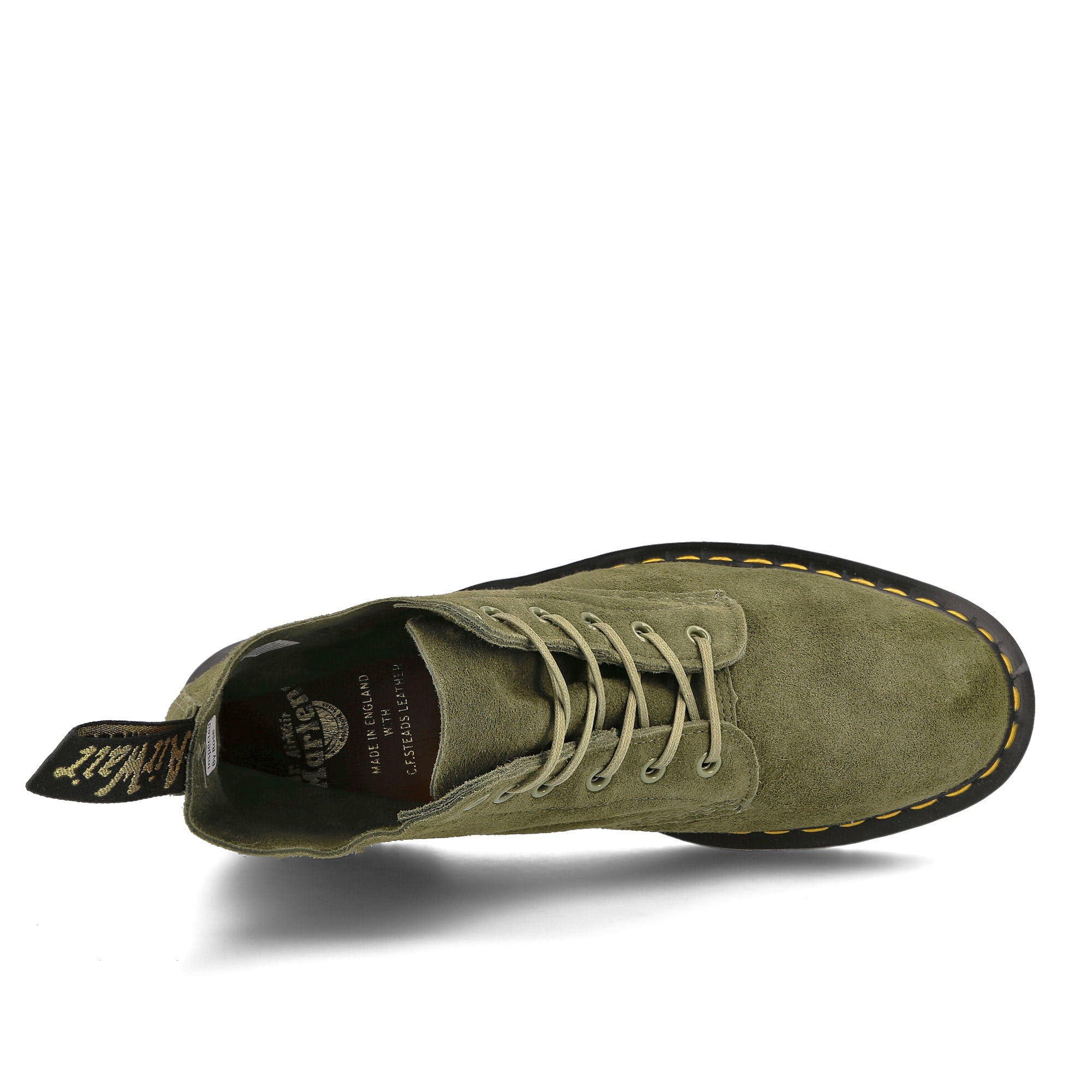 Dr. Martens 101 ub boots Army Green / Desert Oasis Boots Detailfoto | Overkill