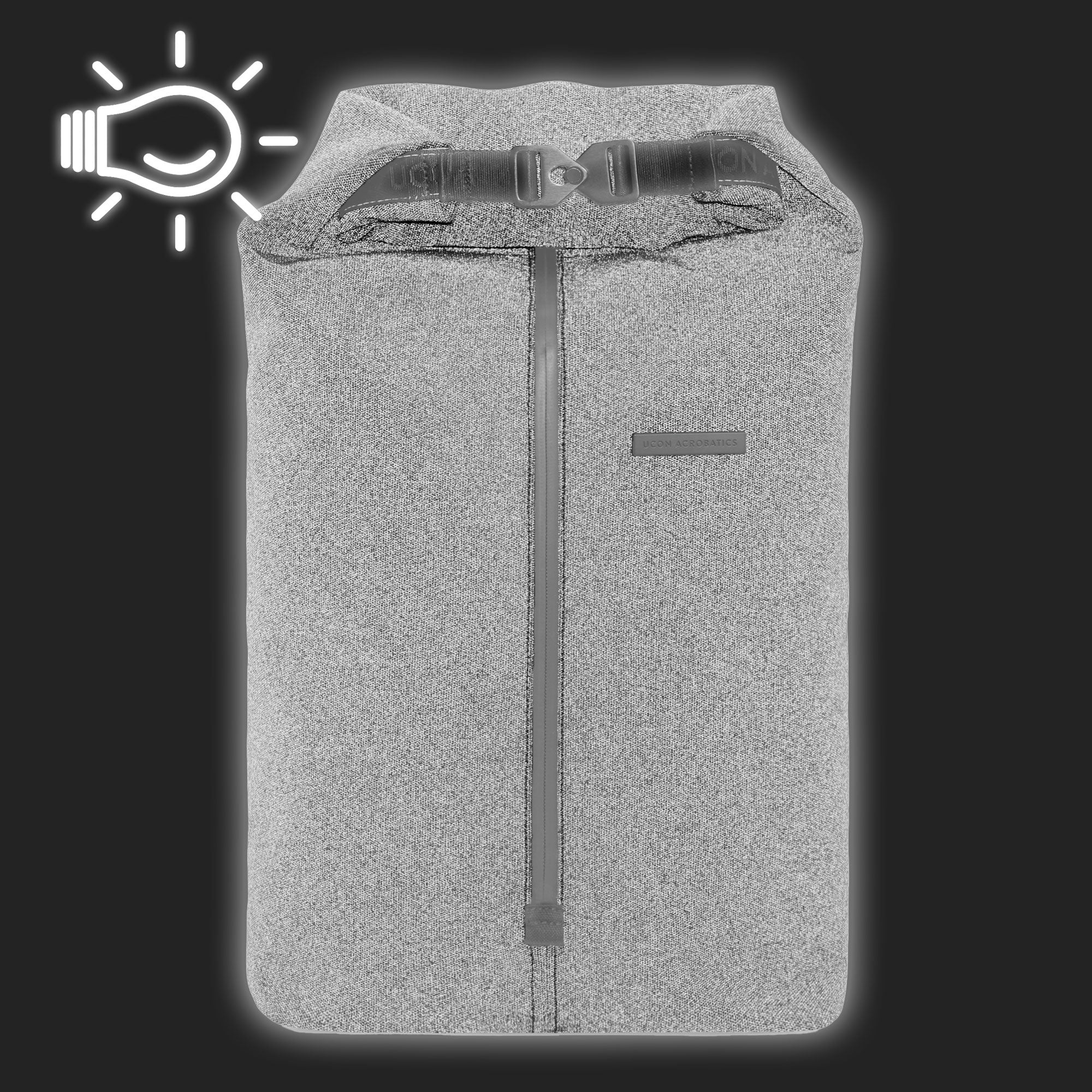 Ucon Acrobatics Frederik Backpack Phantom Asphalt Reflective Backpacks Close-up | Overkill