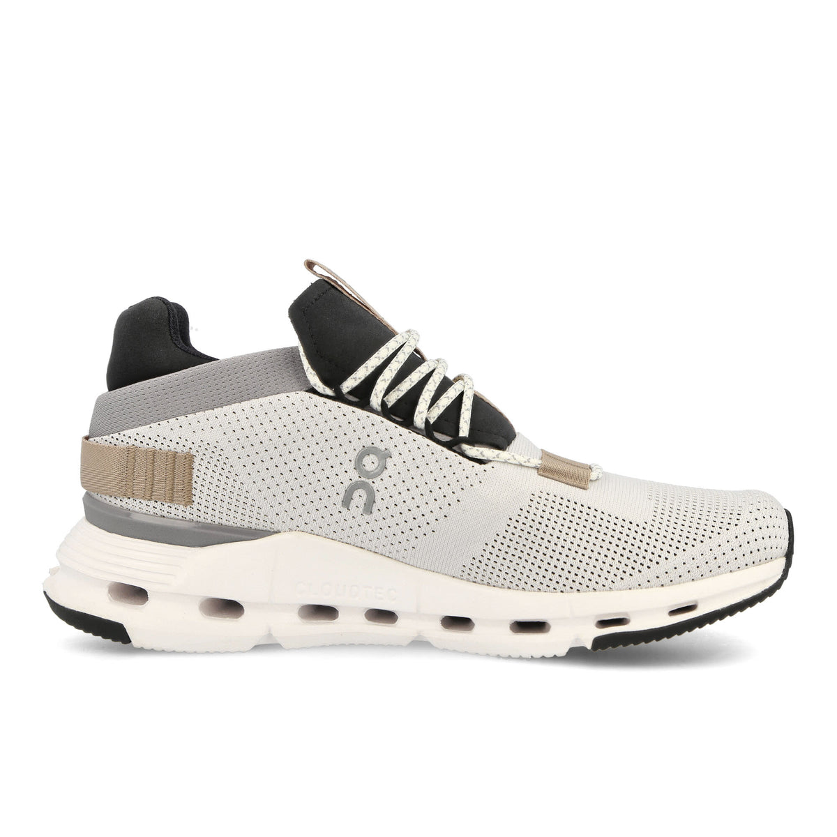 On W Cloudnova White / Sand Sneakers Silhouette | Overkill