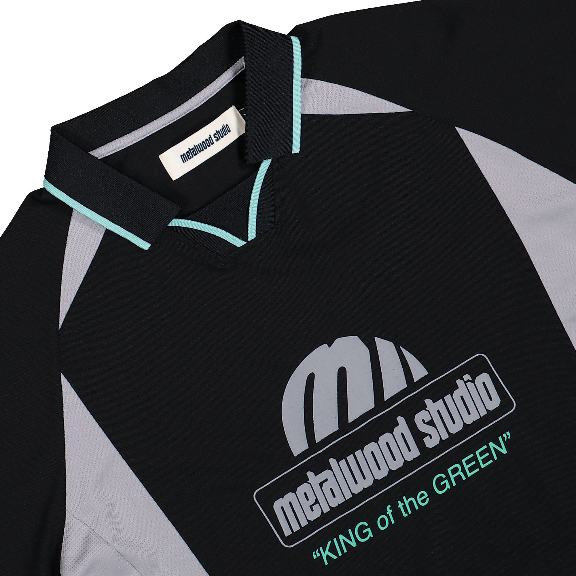 Metalwood Studio King of the Greens Jersey Black Jersey 26SS-04-10-BLK Close-up | Overkill