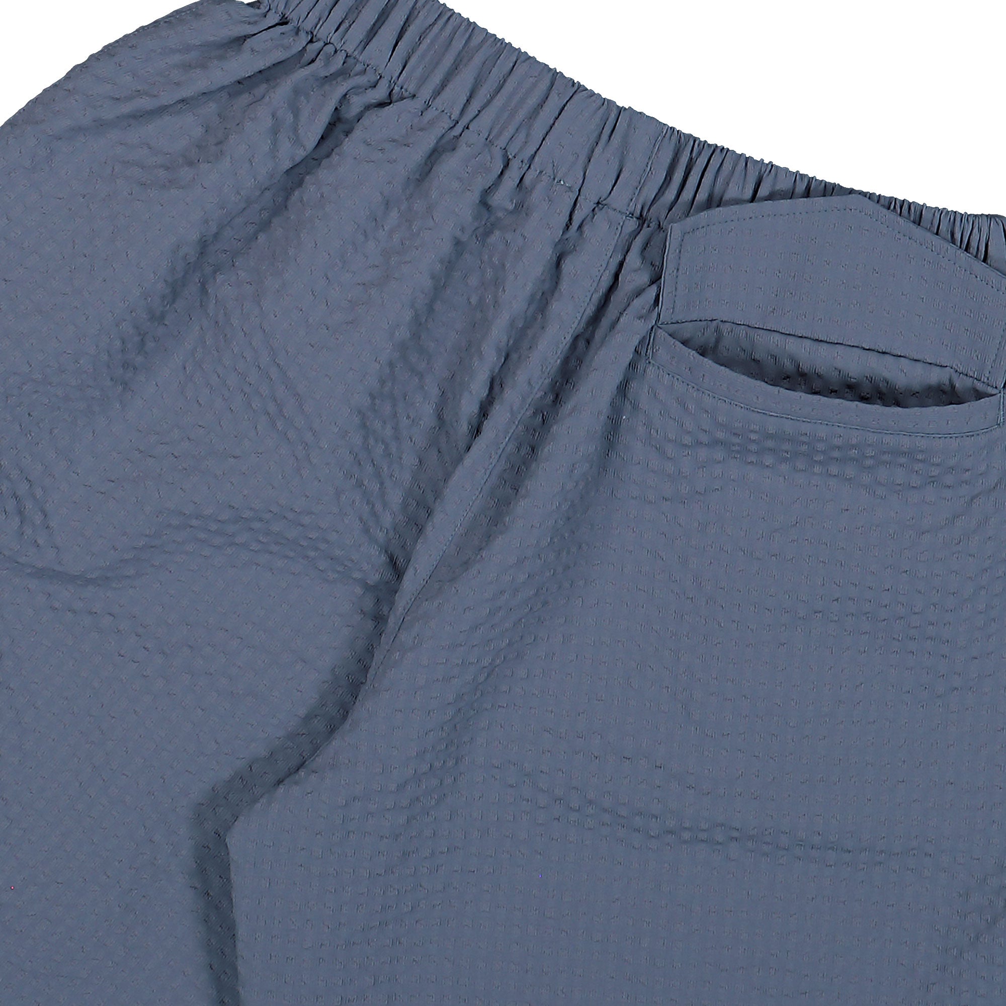 Metalwood Studio Seersucker Spa Short Navy Shorts 26SS-07-01-NVY Detail View 2 | Overkill