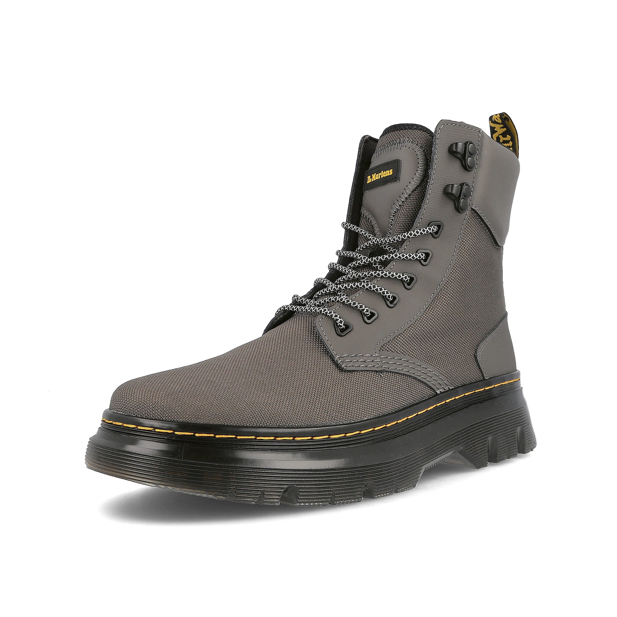 Dr. Martens tarik Gunmetal Boots Close Up | Overkill