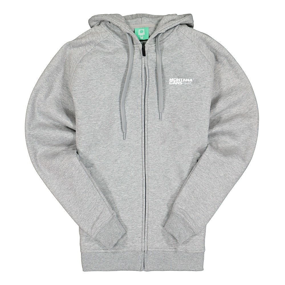 Montana Logo Zip Hoody Grey Hoodies 272011 | Overkill