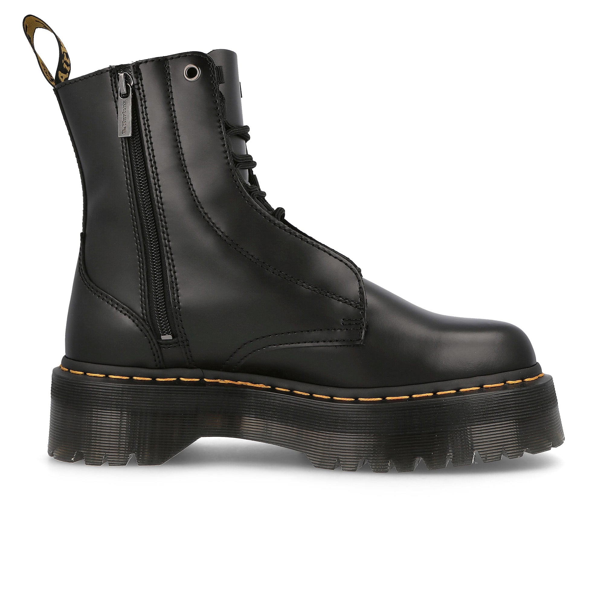 Dr. Martens jarrick Black Boots Silhouette | Overkill