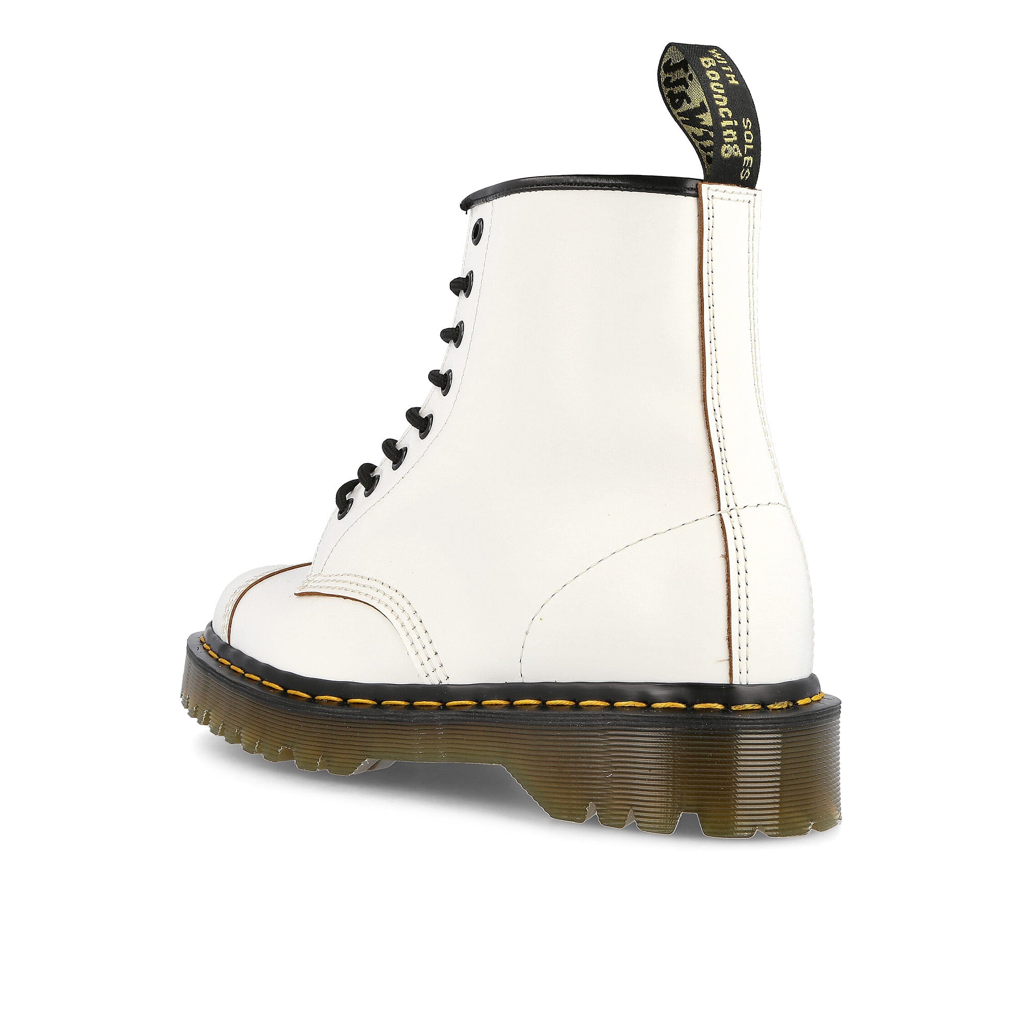 Dr. Martens 1460 toe cap bex White Boots Material | Overkill