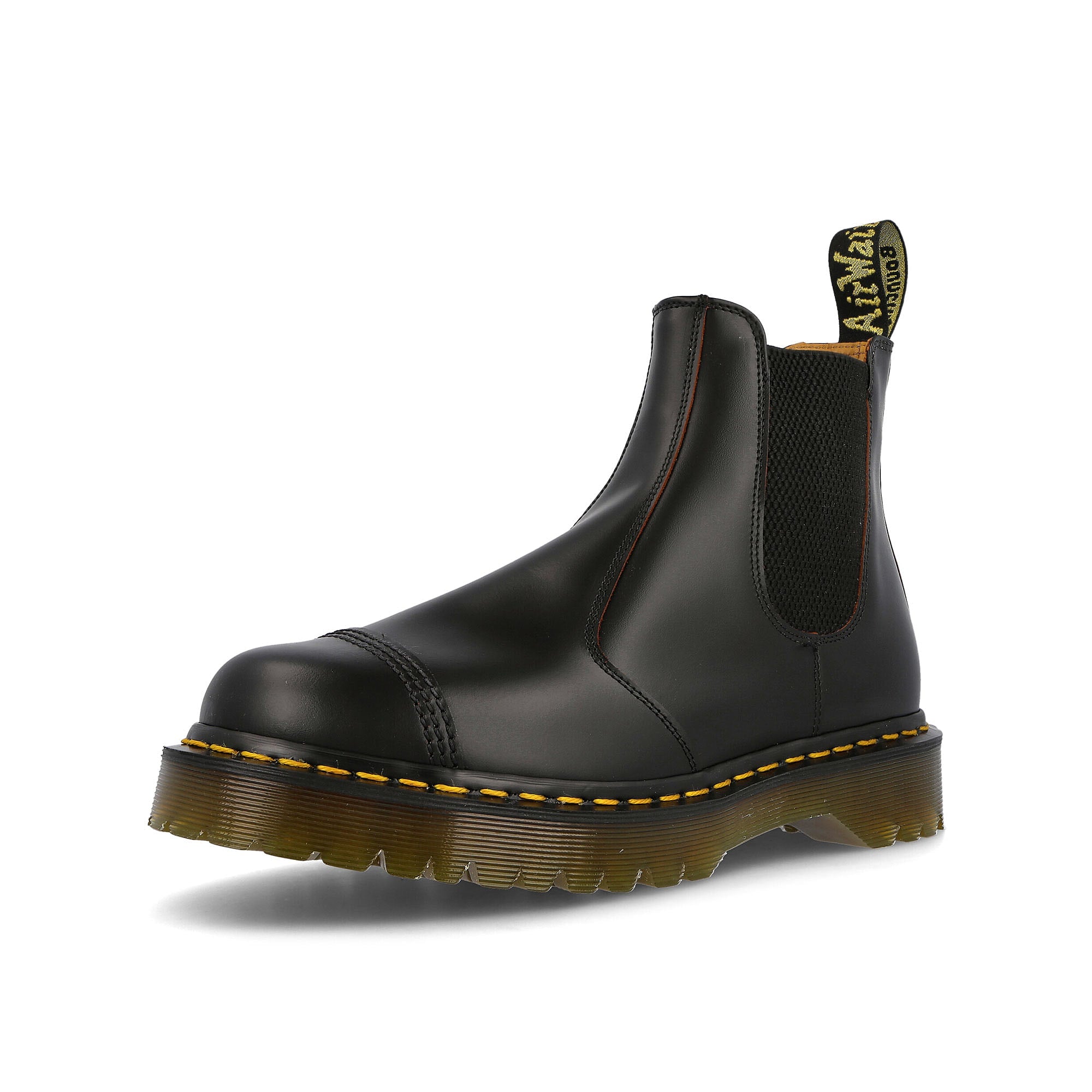 Dr. Martens 2976 bex toe cap Black Boots Close Up | Overkill