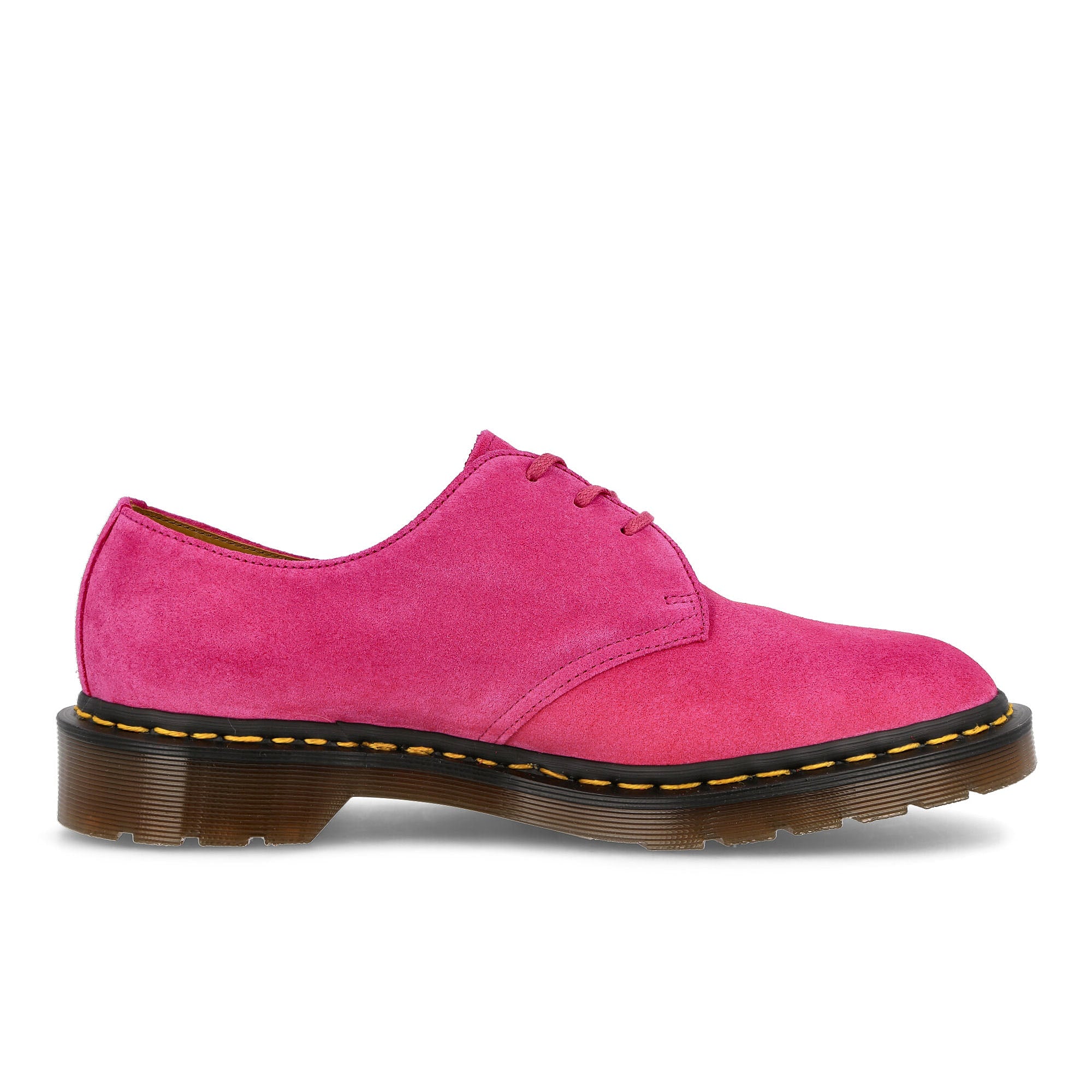 Dr. Martens 1461 Pink Buck Suede Pink Loafers & Lace ups Silhouette | Overkill