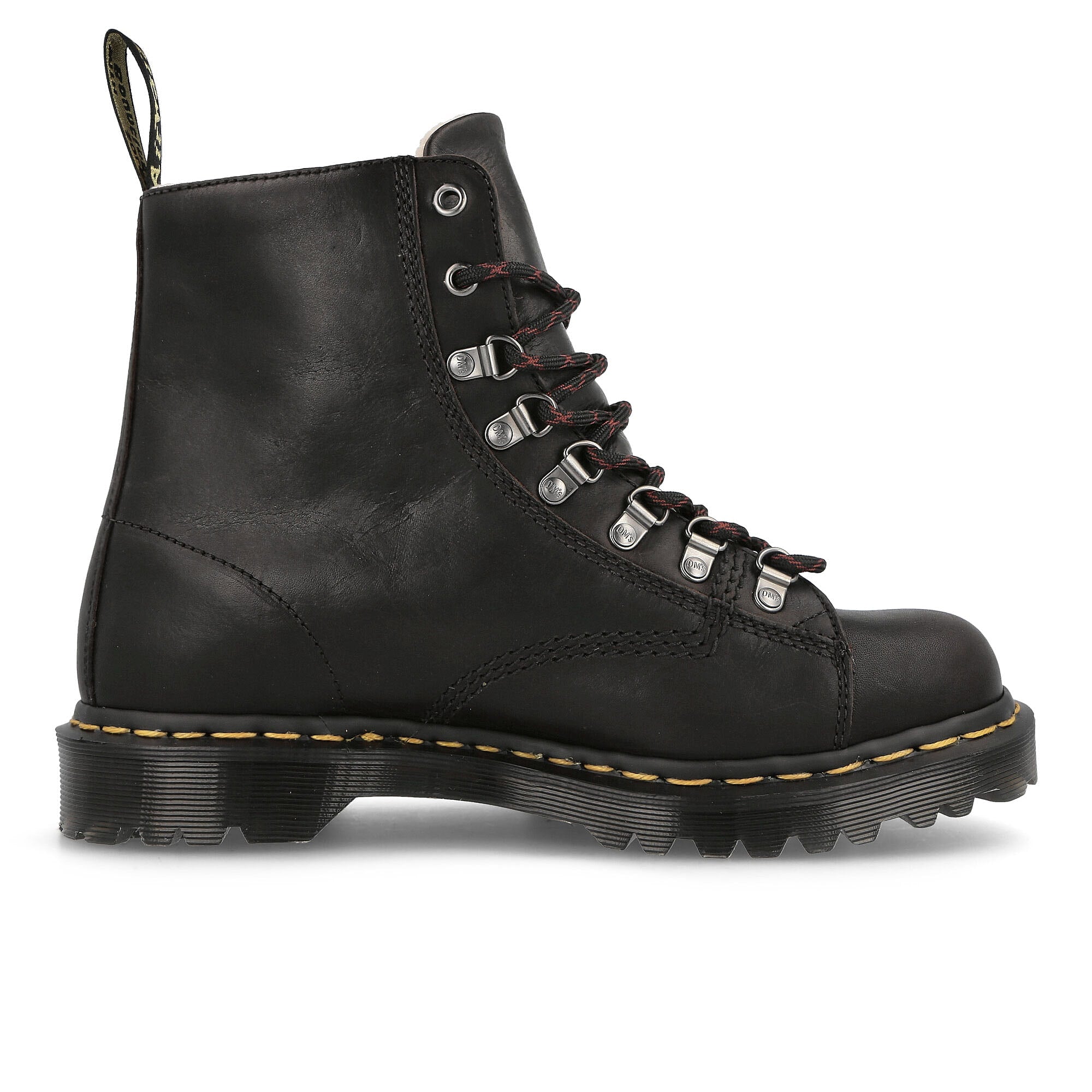 Dr. Martens Barton Black Classic Oiled Boots Silhouette | Overkill