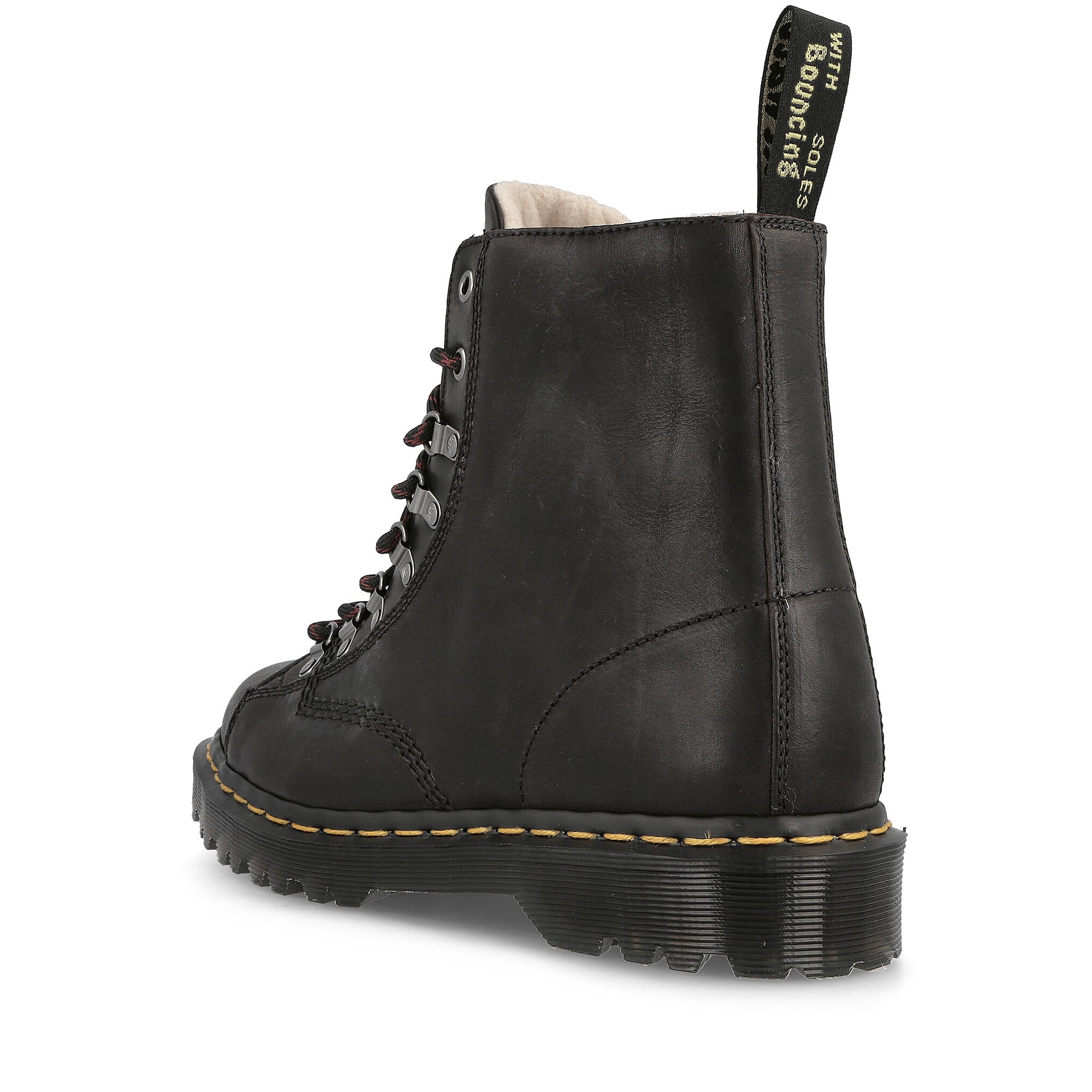 Dr. Martens Barton Black Classic Oiled Boots Material | Overkill