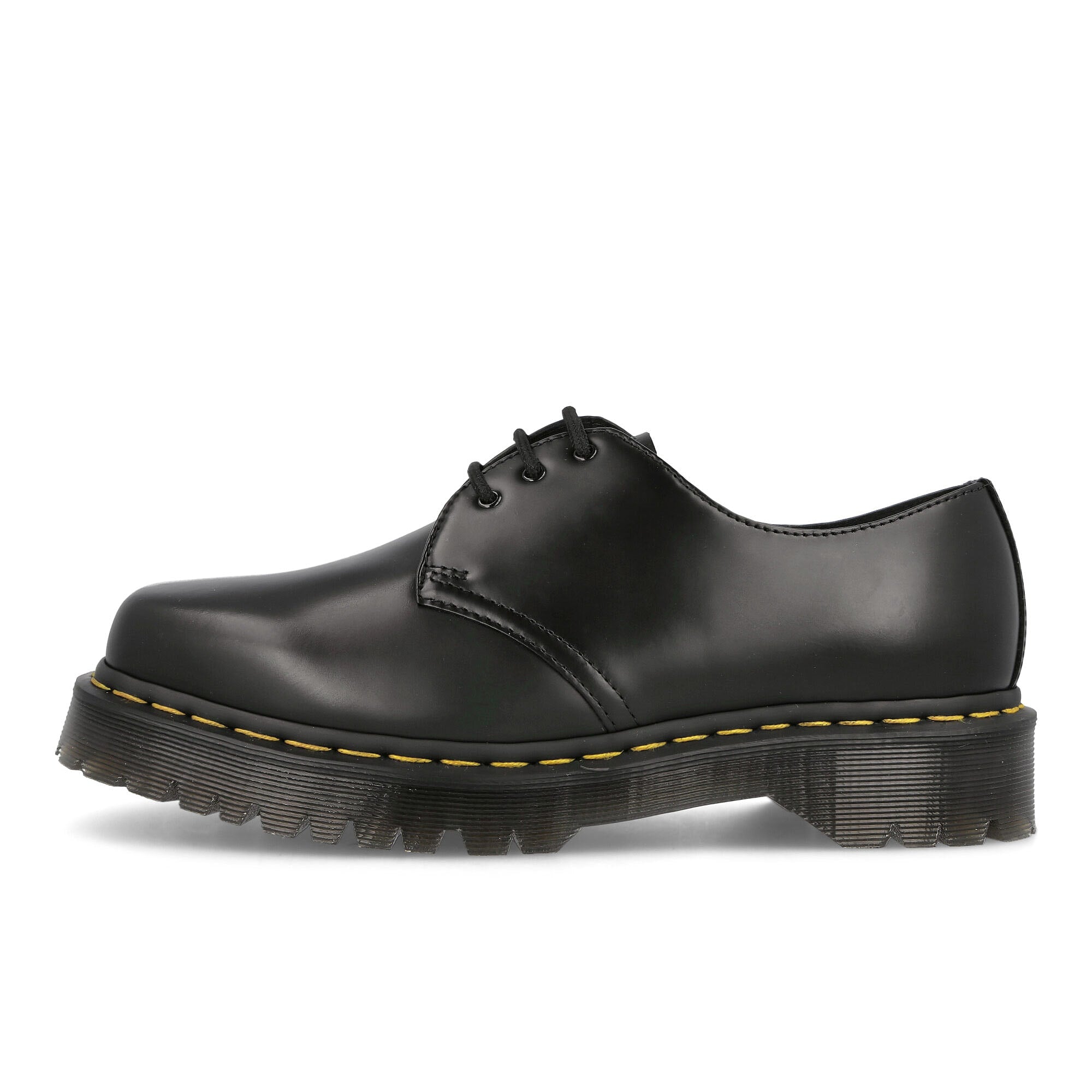 Dr. Martens 1461 Bex Squared Black Polished Smooth Loafers & Lace ups 27875001 | Overkill