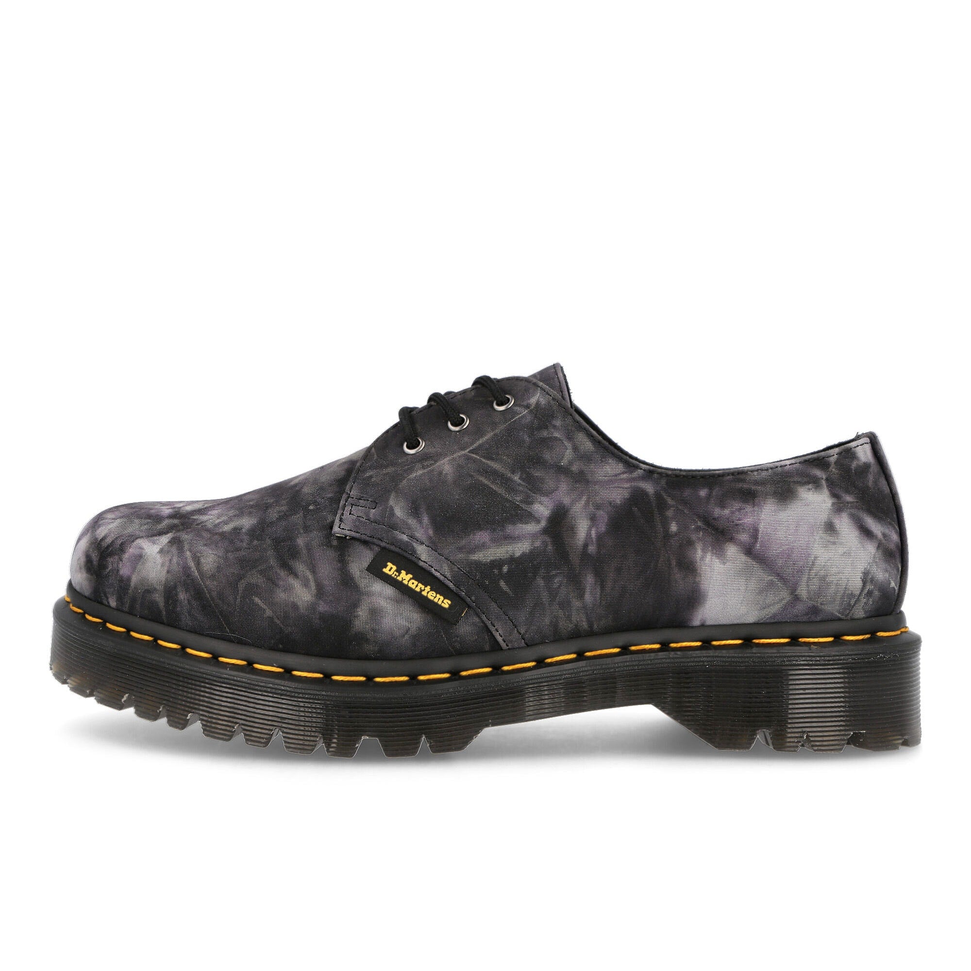 Dr. Martens Pleasures x Dr. Martens 1461 Bex Black / White Tie Dye Loafers & Lace ups 27949009 | Overkill