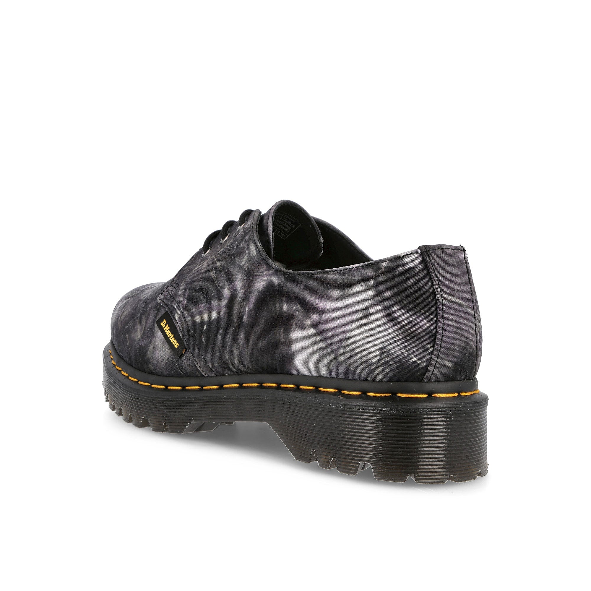 Dr. Martens Pleasures x Dr. Martens 1461 Bex Black / White Tie Dye Loafers & Lace ups Material | Overkill