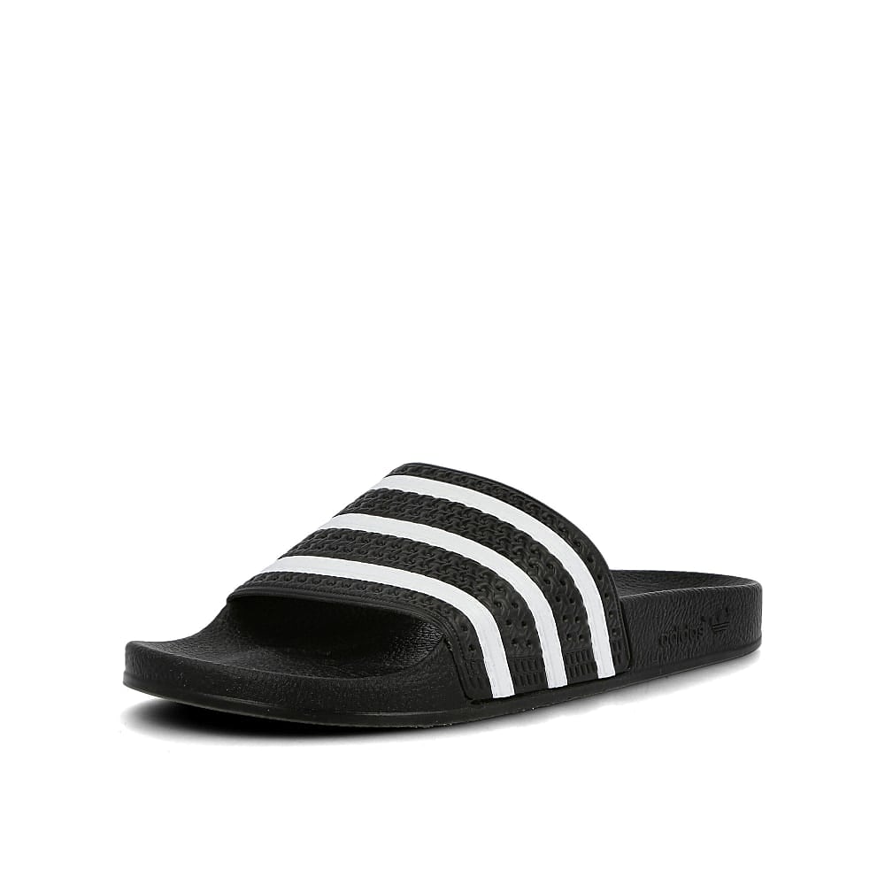 adidas adilette Core Black / White / Core Black Detailfoto | Overkill
