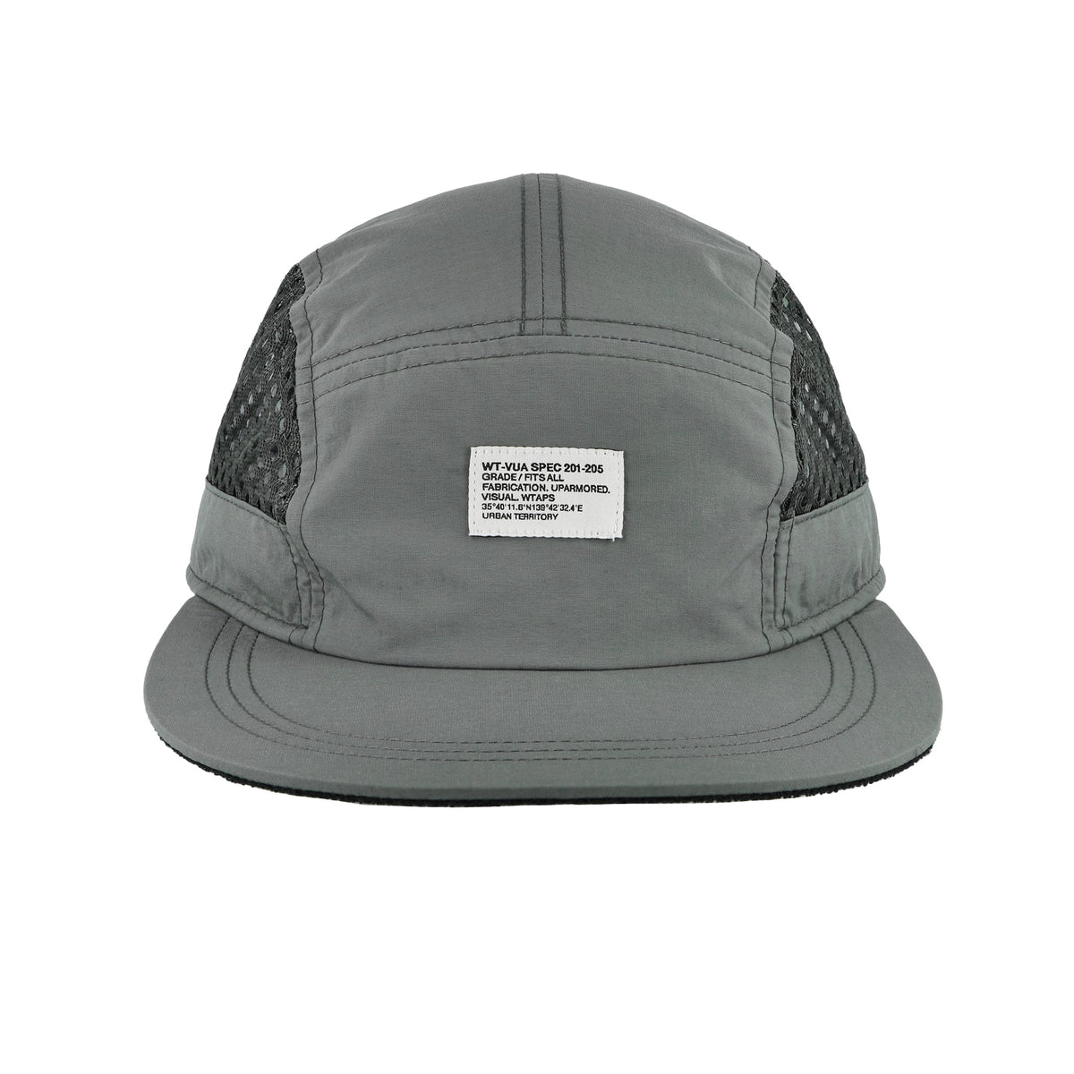 Pertex x WTAPS T-7 / Cap / Nylon. Tussah Gray Cap 261HCDT-HT01 Detail View 1 | Overkill