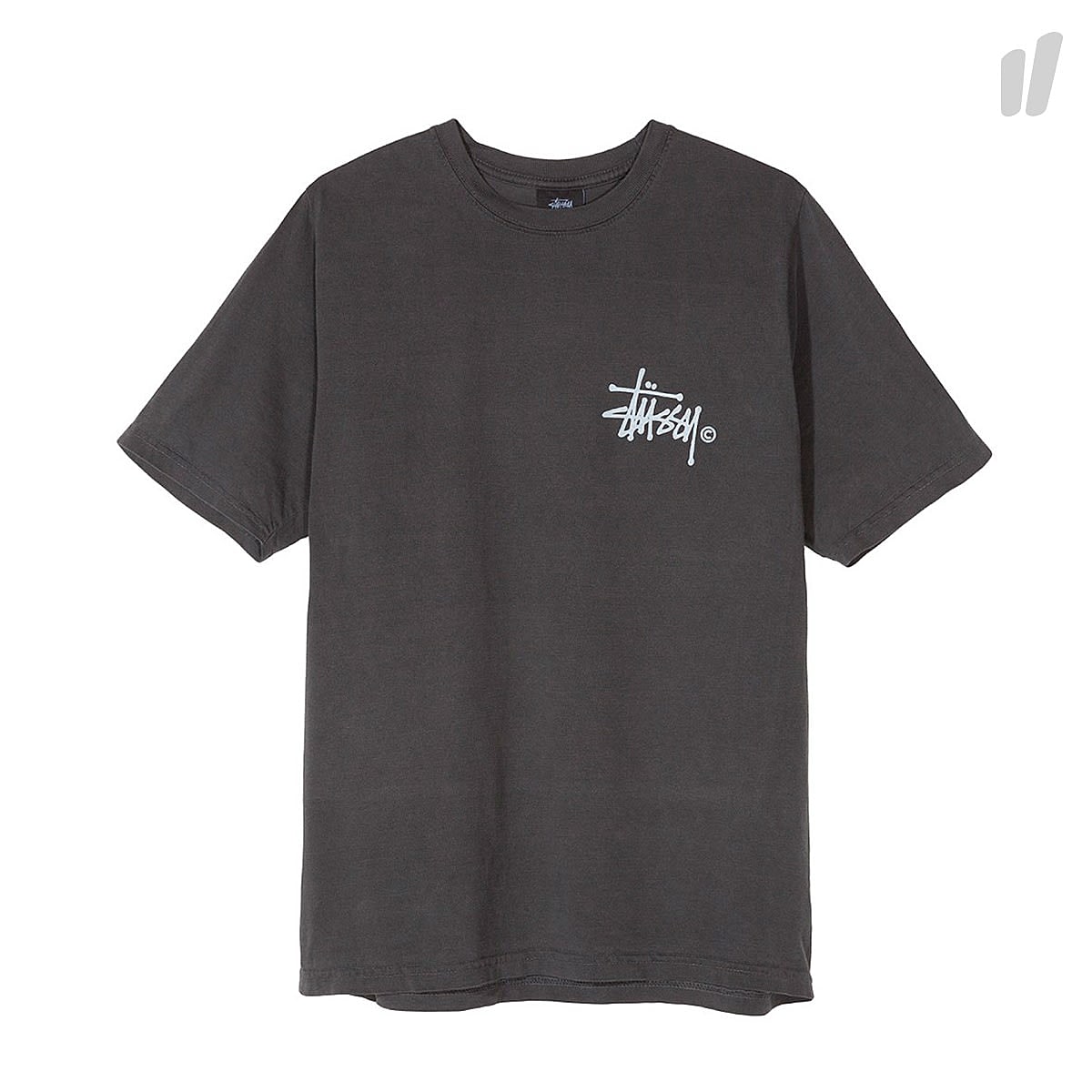 Stussy Wmns Basic Logo Pig. Dyed Tee Black T-Shirts 2902971 / 0001 | Overkill