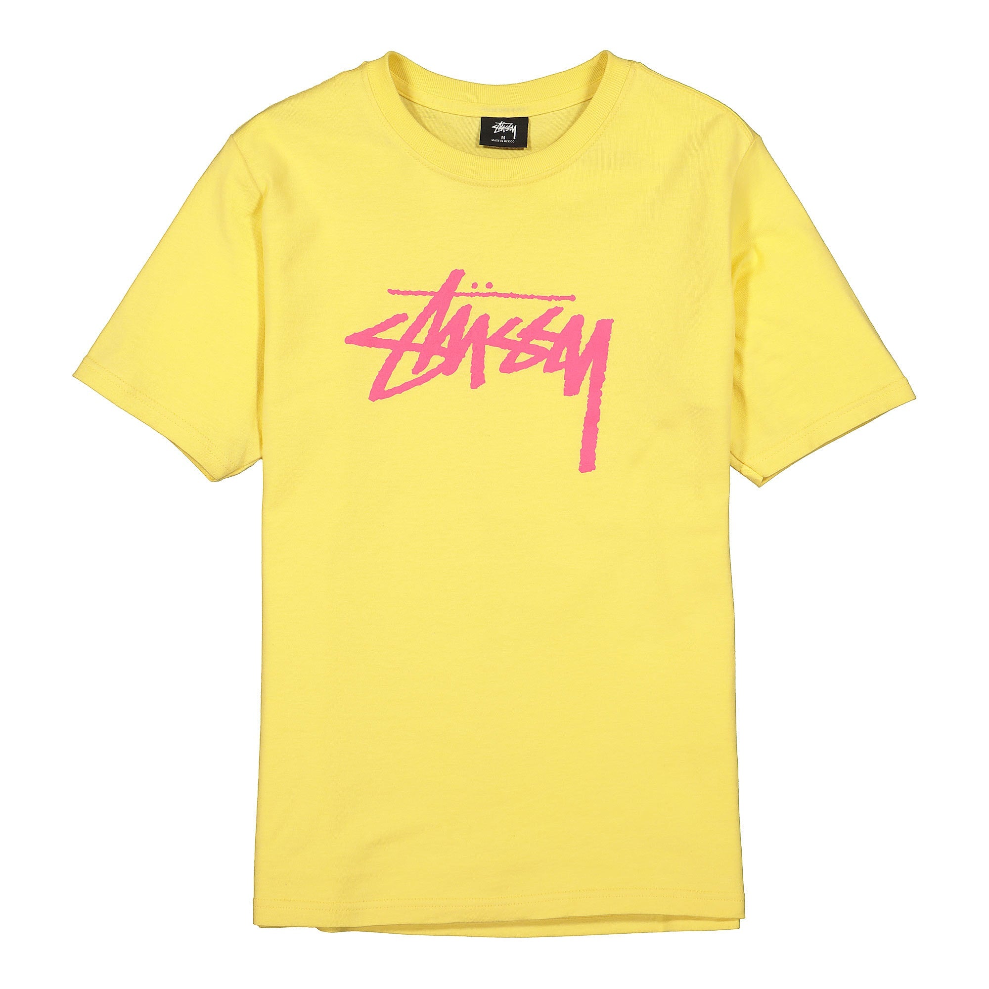 Stussy Stock Tee Yellow T-Shirts 2903080 / 0201 | Overkill