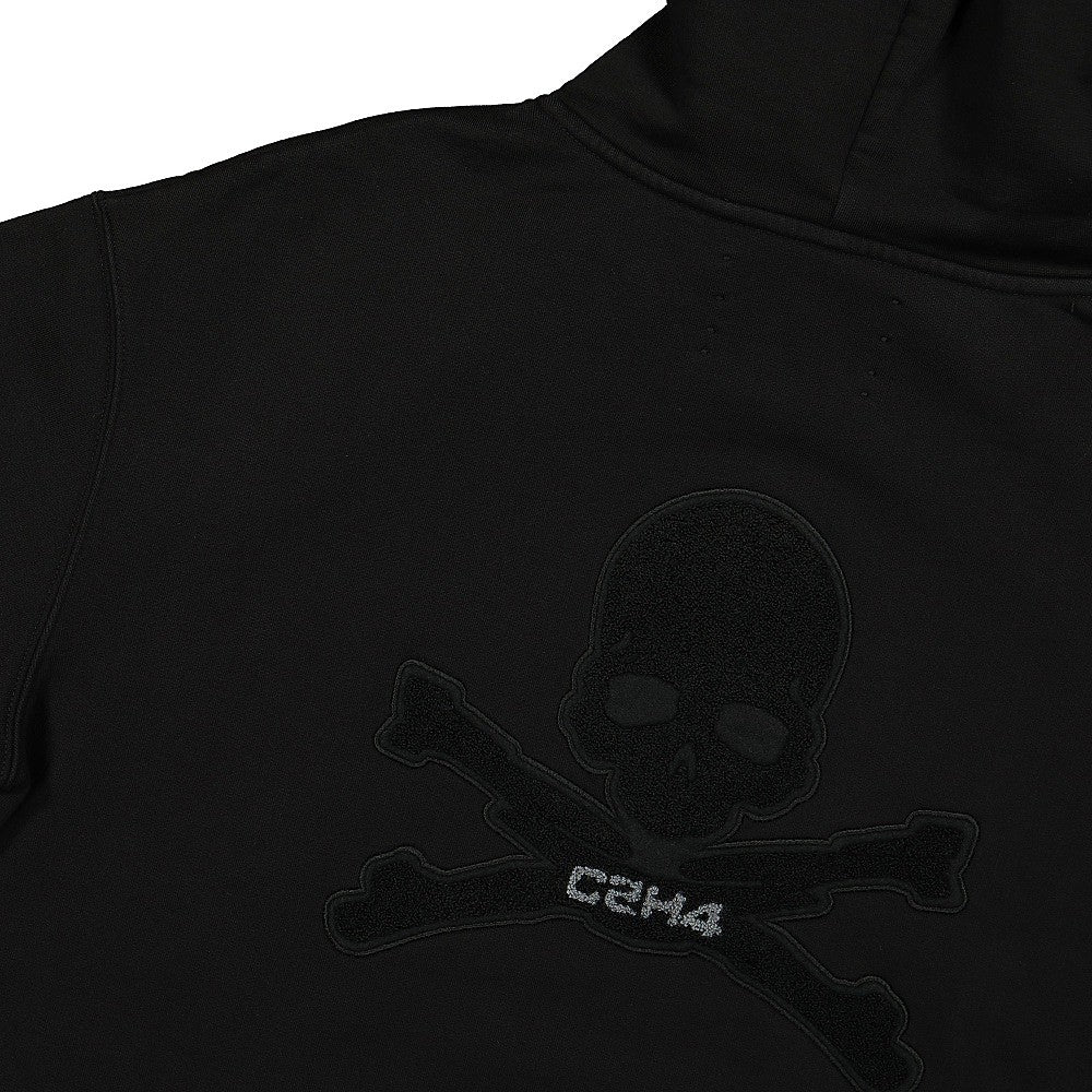C2H4 Mastermind x C2H4 Applique Logo Hoodie Black Hoodies Detail view 1 | Overkill