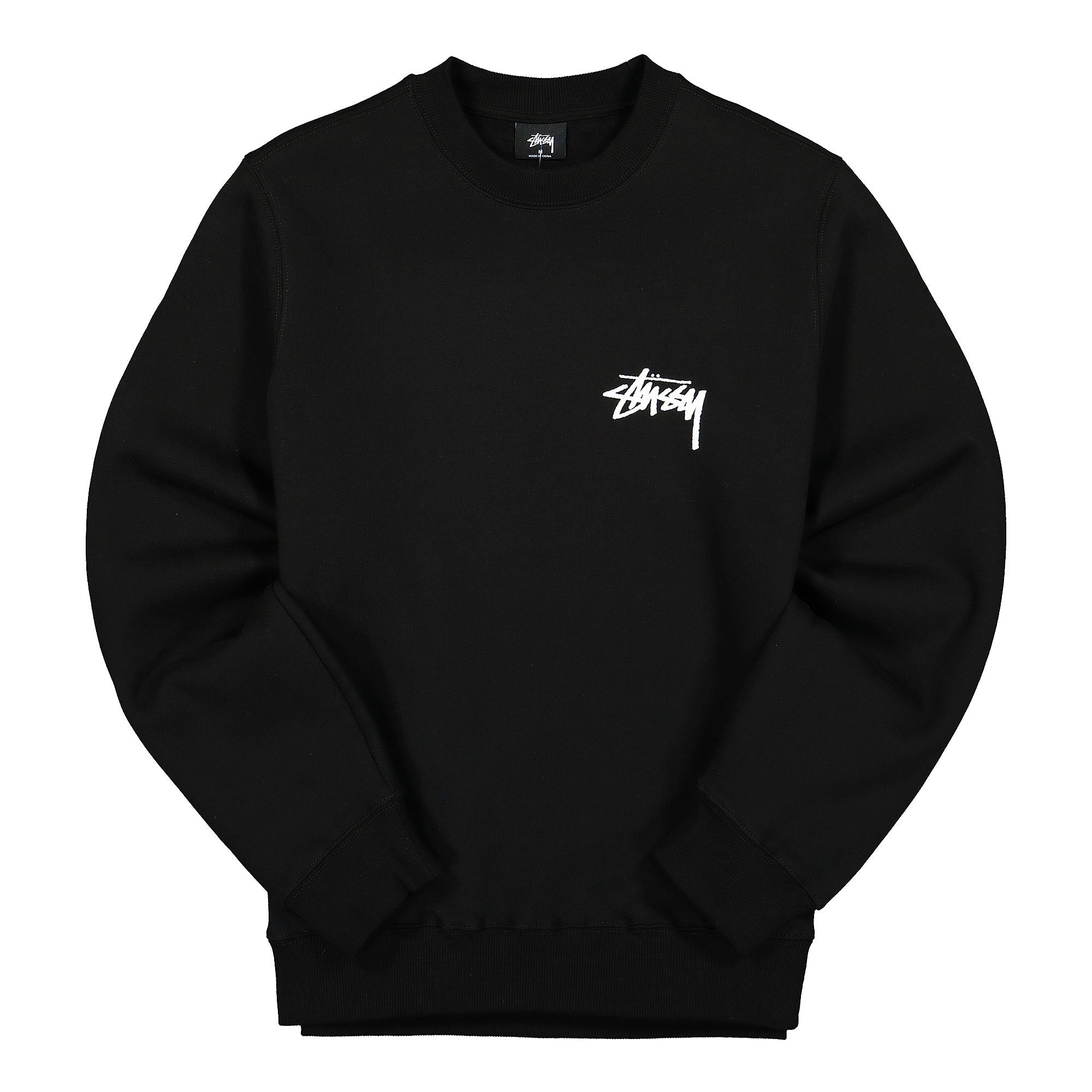 Stussy Ocular Crew Black Sweatshirts 2911190 / 0001 | Overkill