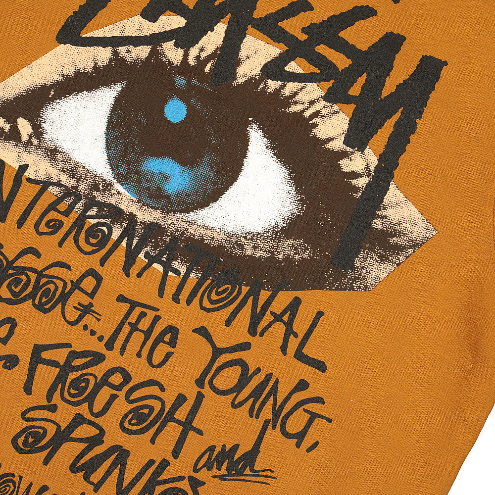 Stussy Ocular Crew Caramel Sweatshirts Detailfoto | Overkill