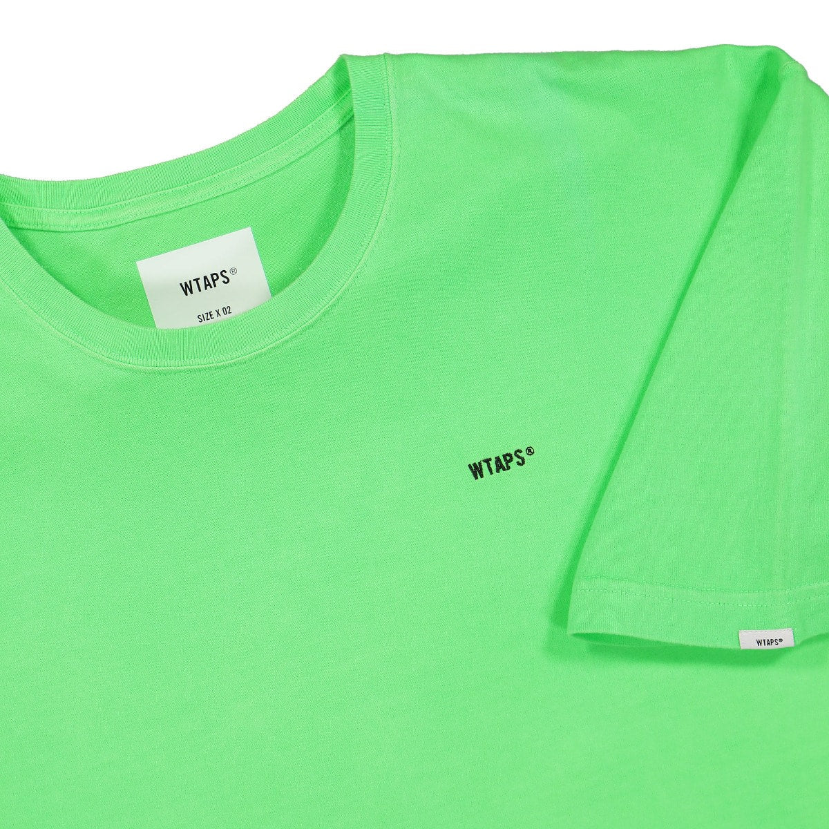WTAPS Flat 01 T-Shirt Green T-Shirts Close-up | Overkill