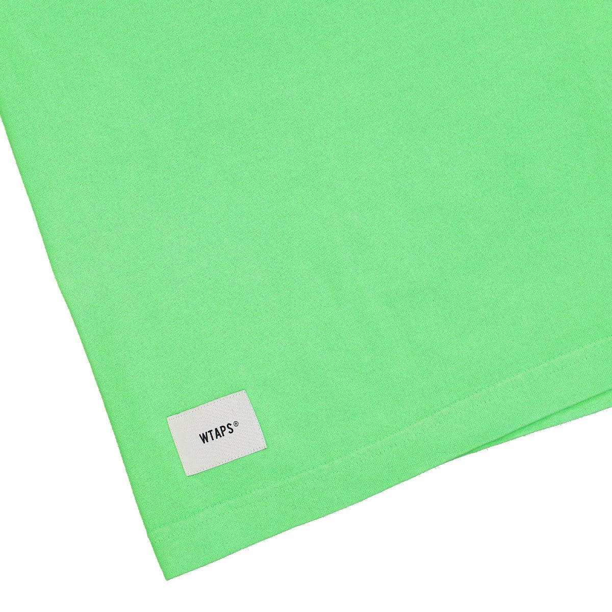 WTAPS Flat 01 T-Shirt Green T-Shirts Detailfoto | Overkill