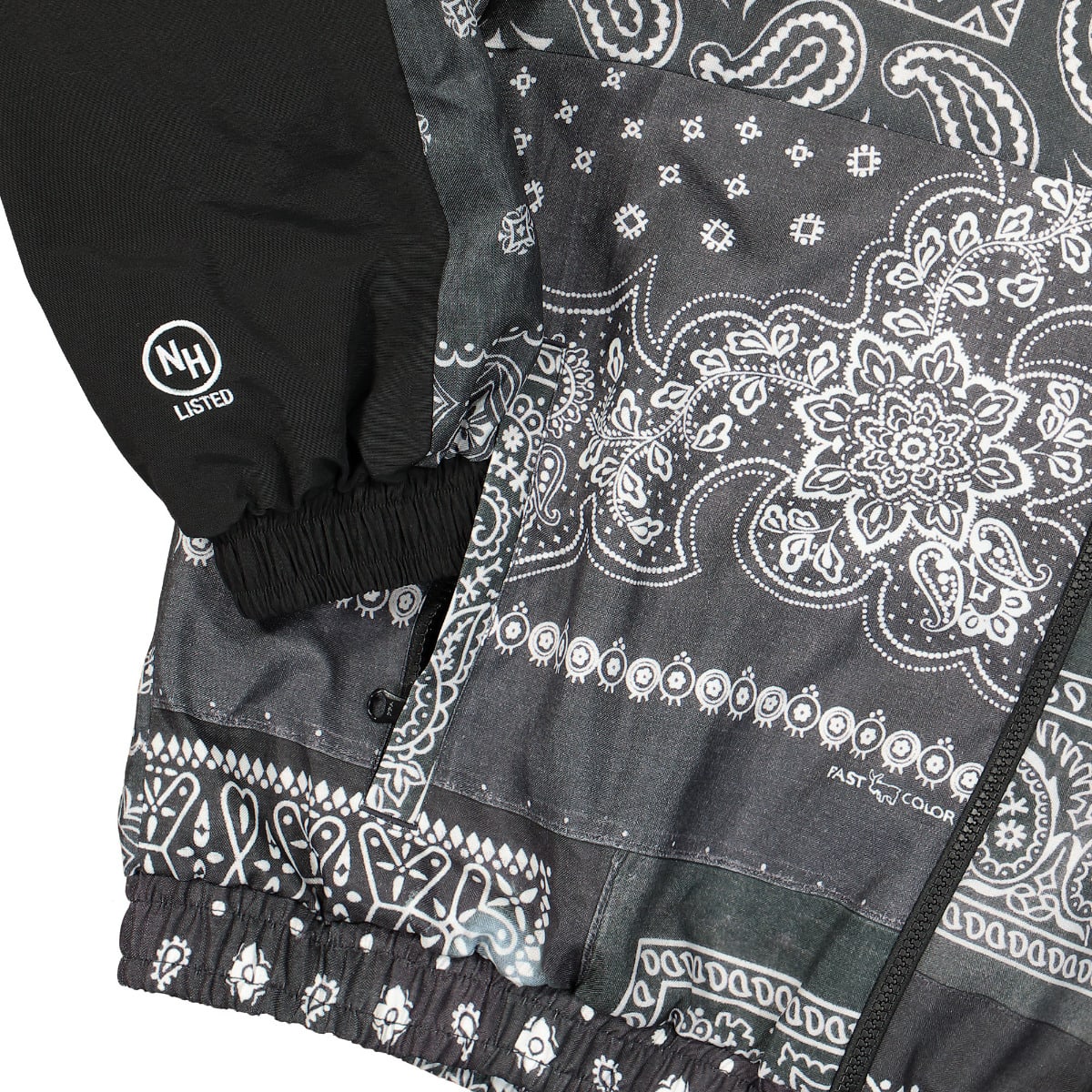 Neighborhood Bandana Chopped Track Jacket Black Jackets Detailfoto | Overkill