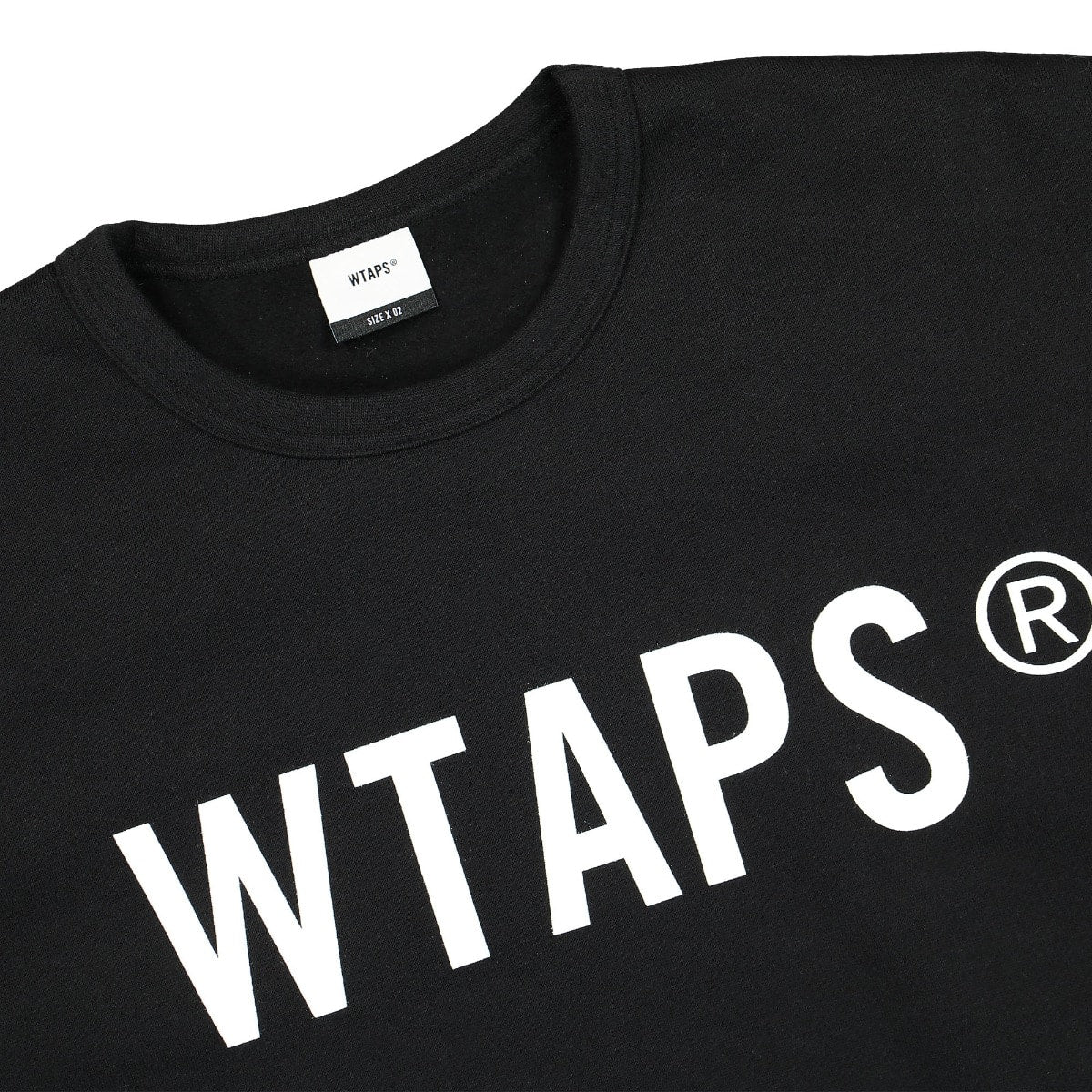 WTAPS WTVUA Sweatshirt Black Sweatshirts Close-up | Overkill