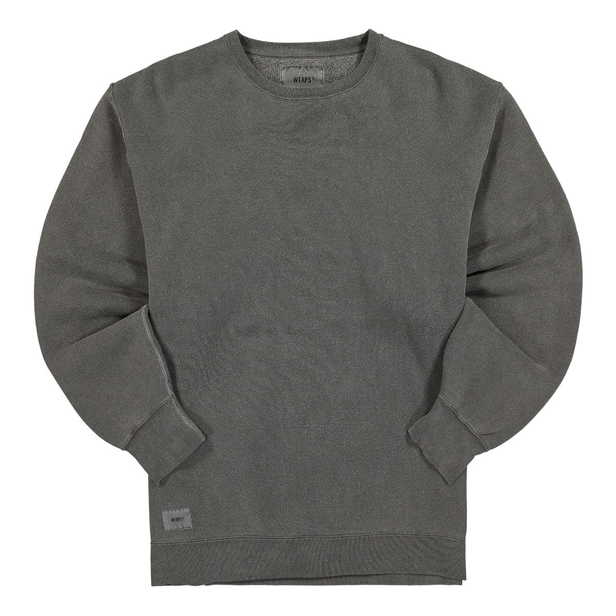WTAPS Blank 01 Crewneck Black Sweatshirts 212ATDT-CSM04 | Overkill