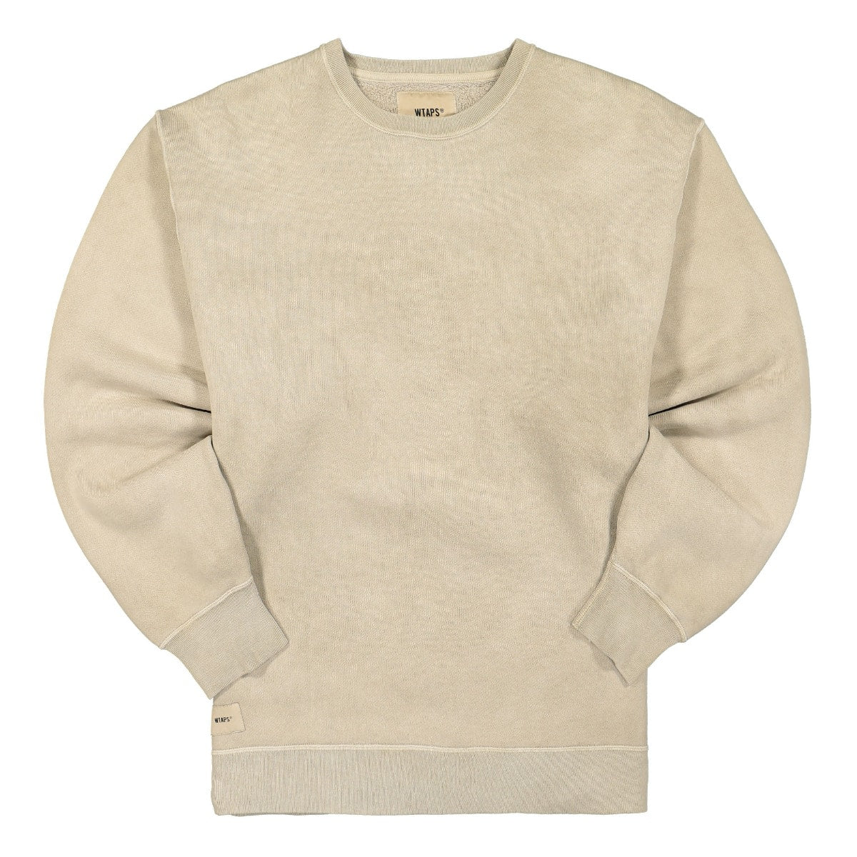 WTAPS Blank 01 Crewneck Coyote Brown Sweatshirts 212ATDT-CSM04 | Overkill