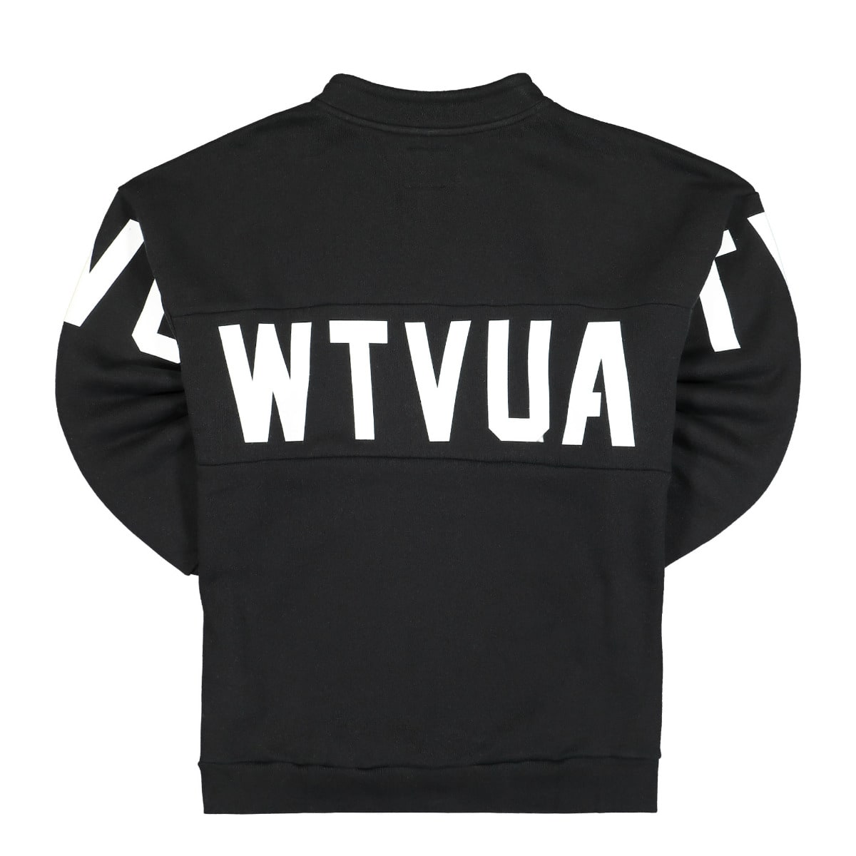 WTAPS Stencil Mid Zip Copo Black Sweatshirts Material | Overkill
