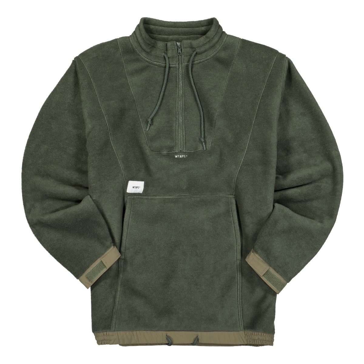 WTAPS Territory Rapo Pullover Olive Drab Sweatshirts 212ATDT-CSM31 | Overkill