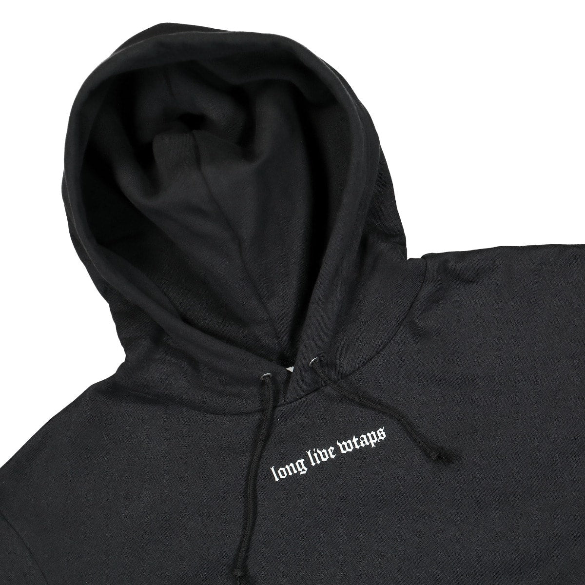 WTAPS LLW Hooded Sweatshirt Black Hoodies Close-up | Overkill
