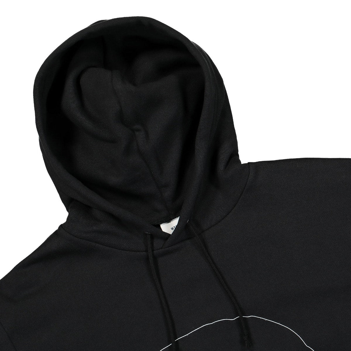 WTAPS Vibes Hooded Sweatshirt Black Hoodies Close-up | Overkill