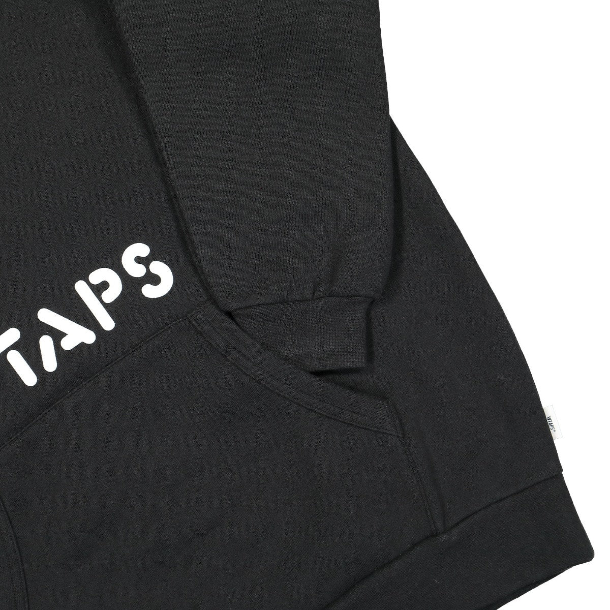 WTAPS Bob Hooded Sweatshirt Black Hoodies Detailfoto | Overkill