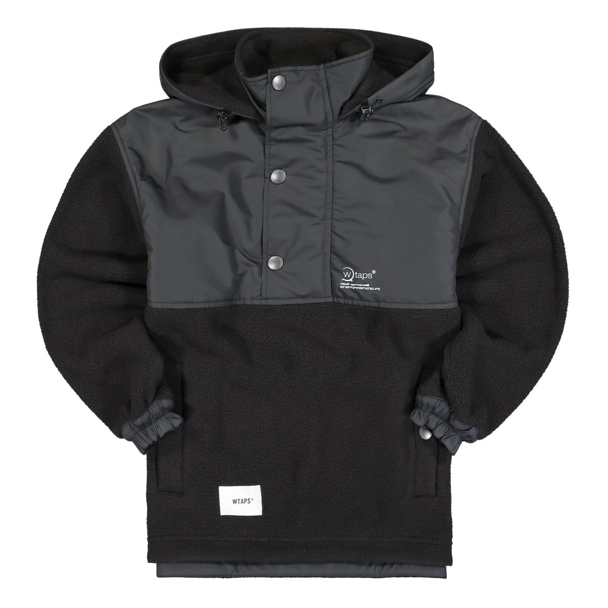 WTAPS Eaves Jacket Black Jackets 212TQDT-JKM02 | Overkill