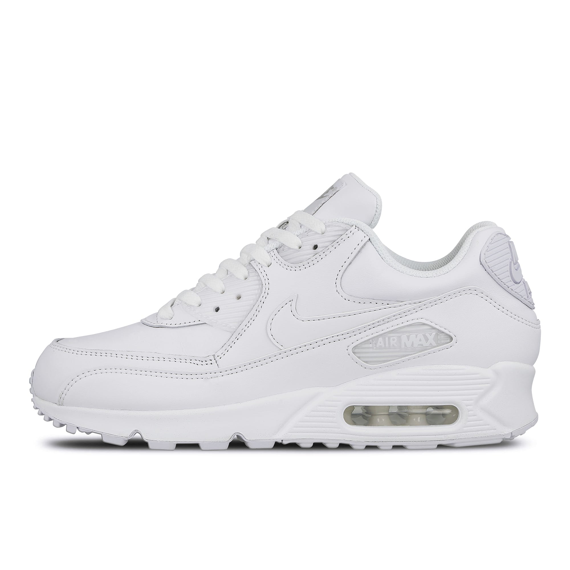 Nike air max 90 leather True White-White Low Top Sneakers 302519 113 | Overkill