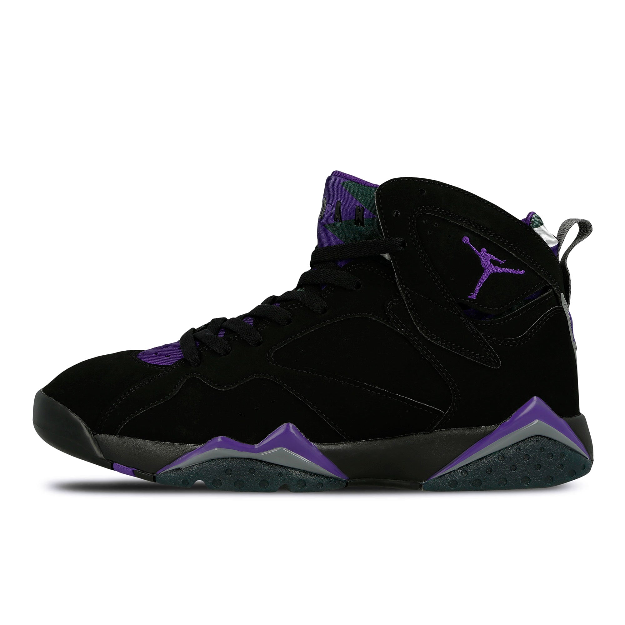 Jordan Air Jordan 7 Retro Black / Field Purple - Fir - Dark Steel Grey Sneakers 304775 053 | Overkill