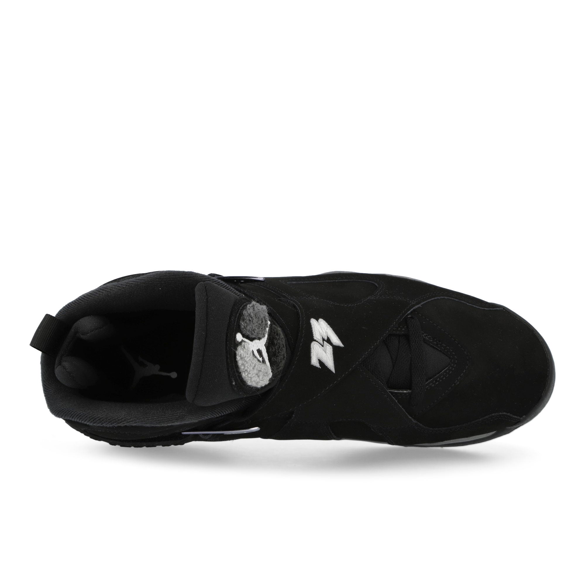 Air Jordan 8 Retro Black / White - Light Graphite High Top Sneakers 305381 007 Detailfoto | Overkill