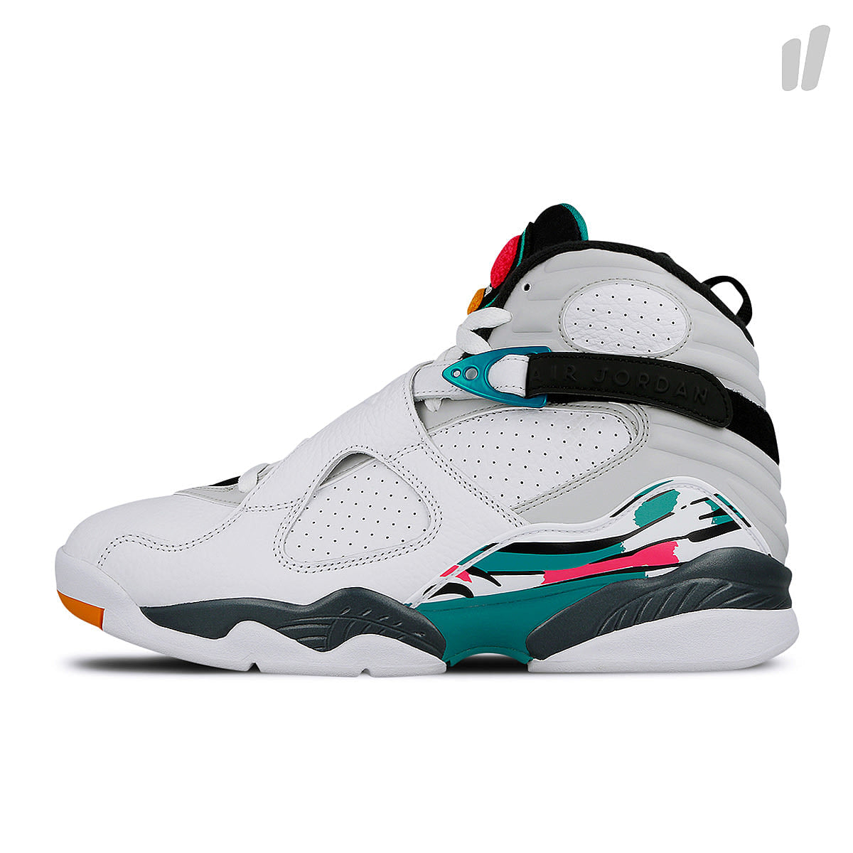 Jordan Air Jordan 8 Retro White / White - Turbo Green - Neutral Grey Sneakers 305381 113 | Overkill