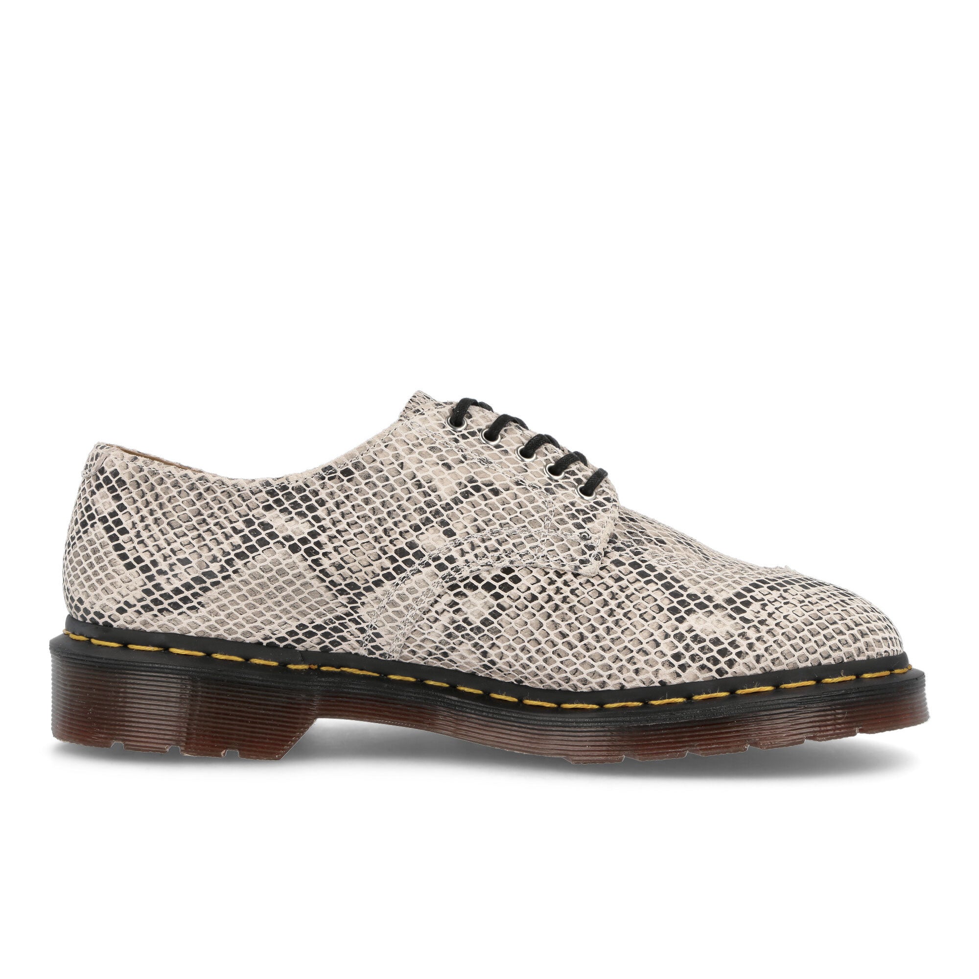 Dr. Martens 2046 Sand / Black Python Loafers & Lace ups Silhouette | Overkill