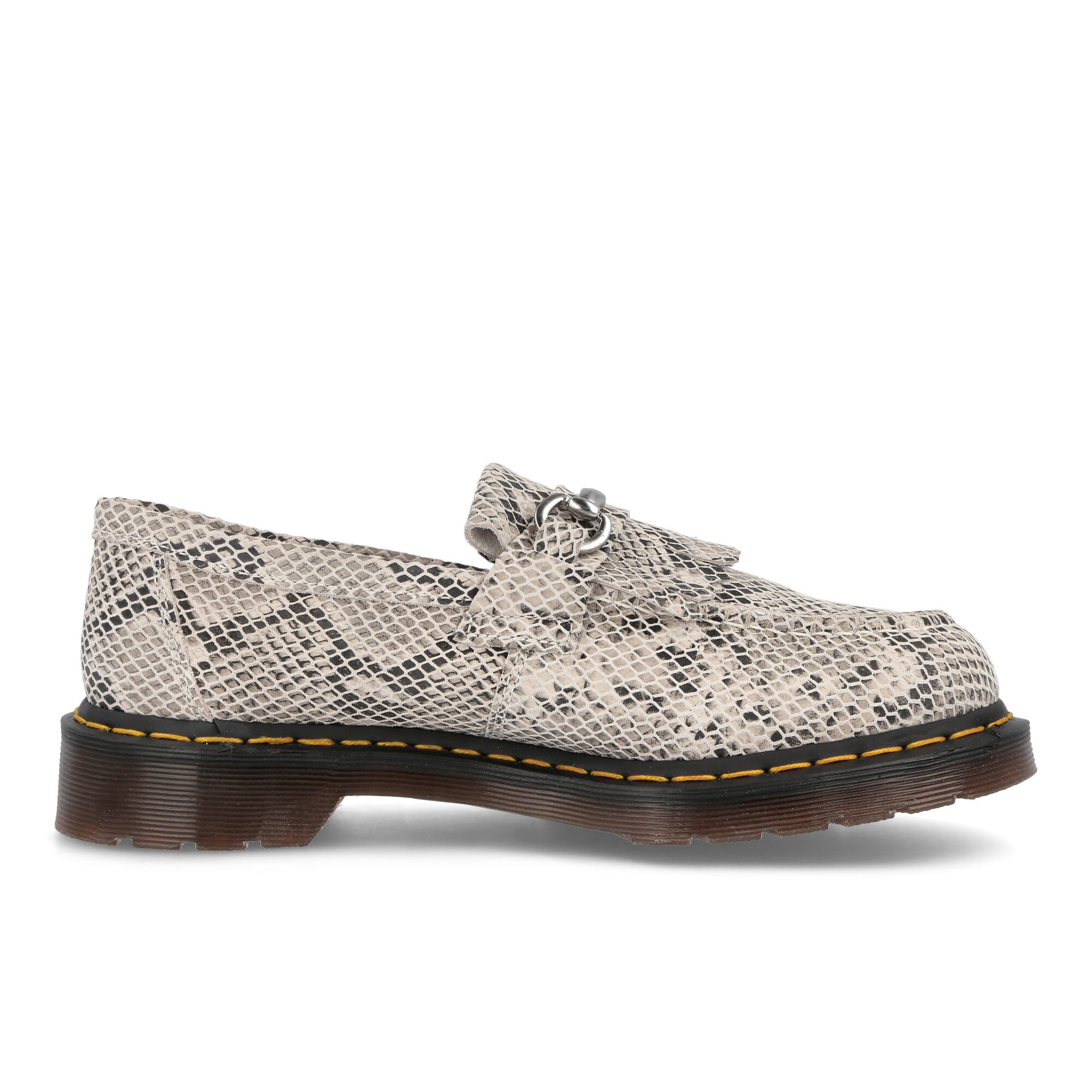 Dr. Martens Adrian Snaffle Sand / Black Python Loafers & Lace ups Silhouette | Overkill
